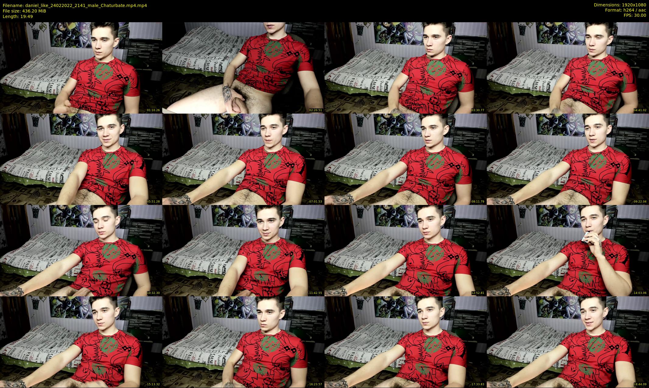 daniel_like — 20 minute Chaturbate male cam show recording, 1080p, Feb 24, 2022