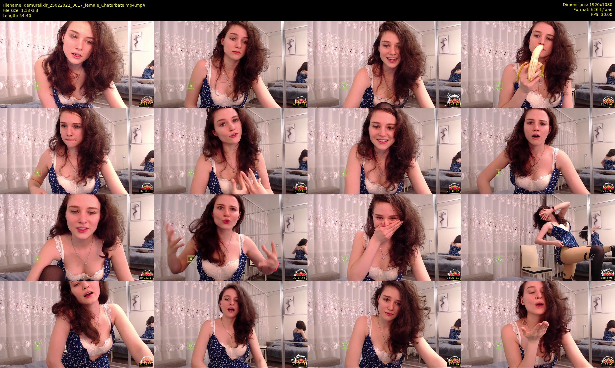 demurelixir — 55 minute Chaturbate female cam show recording, 1080p, Feb 25, 2022