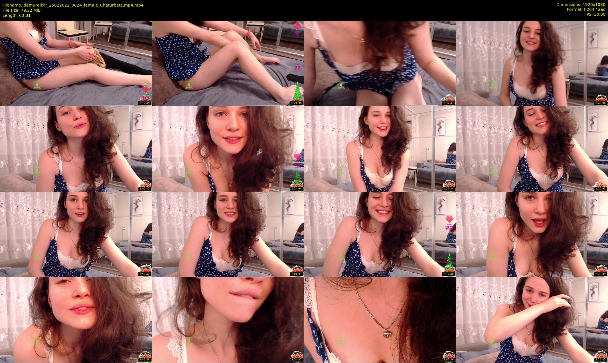 demurelixir — 4 minute Chaturbate female cam show recording, 1080p, Feb 25, 2022