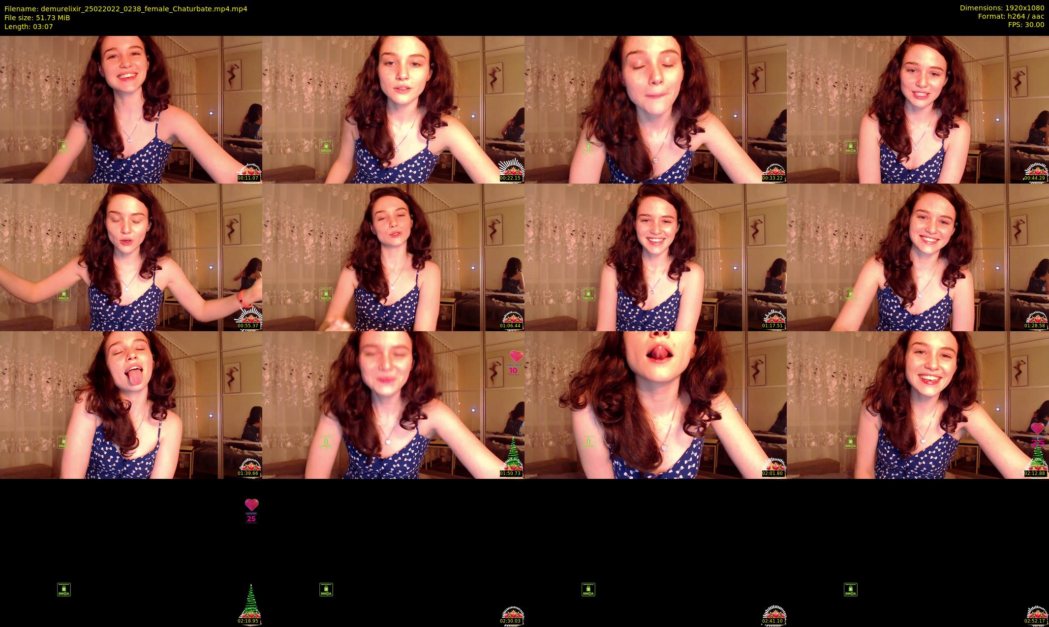 demurelixir — 4 minute Chaturbate female cam show recording, 1080p, Feb 25, 2022