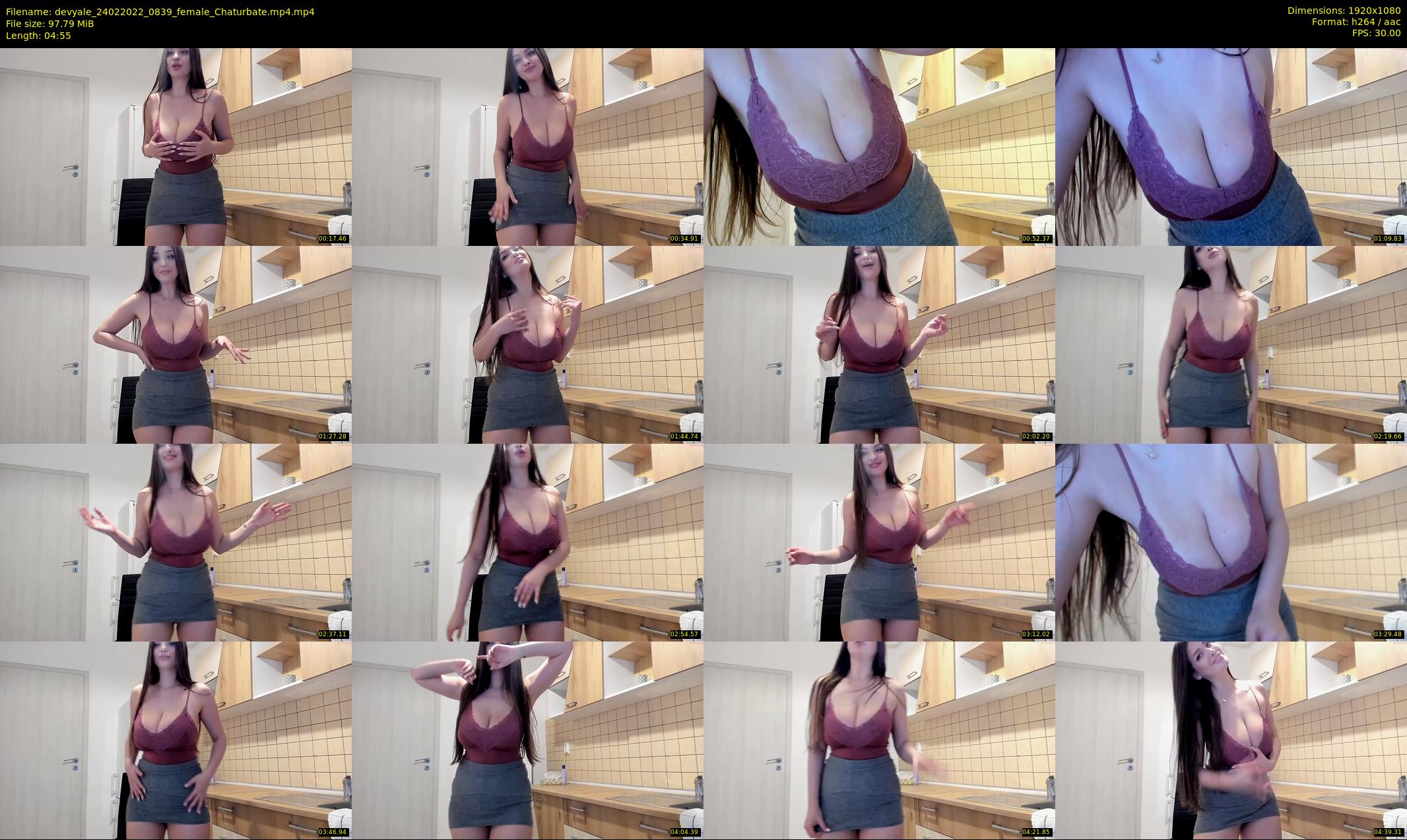 devyale — 5 minute Chaturbate female cam show recording, 1080p, Feb 24, 2022