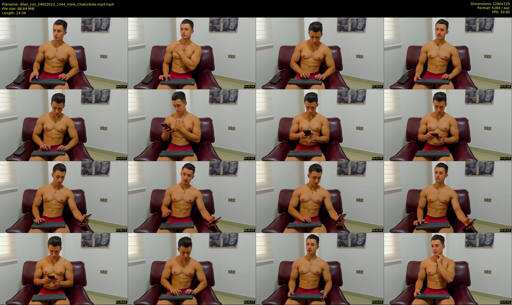 dilan_coy — 15 minute Chaturbate male cam show recording, 720p, Feb 24, 2022