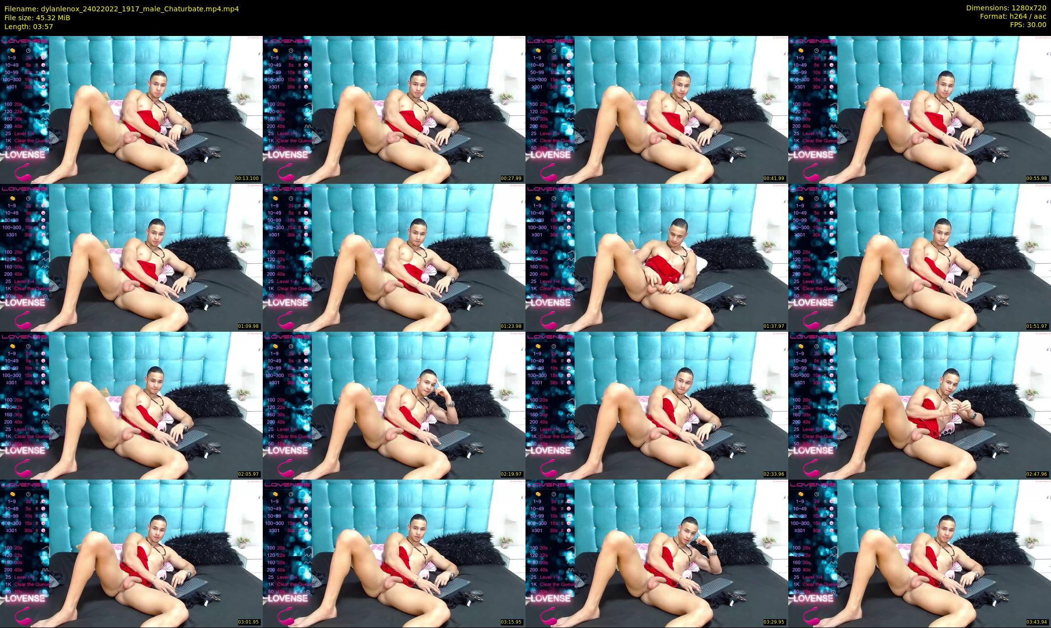 dylanlenox — 4 minute Chaturbate male cam show recording, 720p, Feb 24, 2022