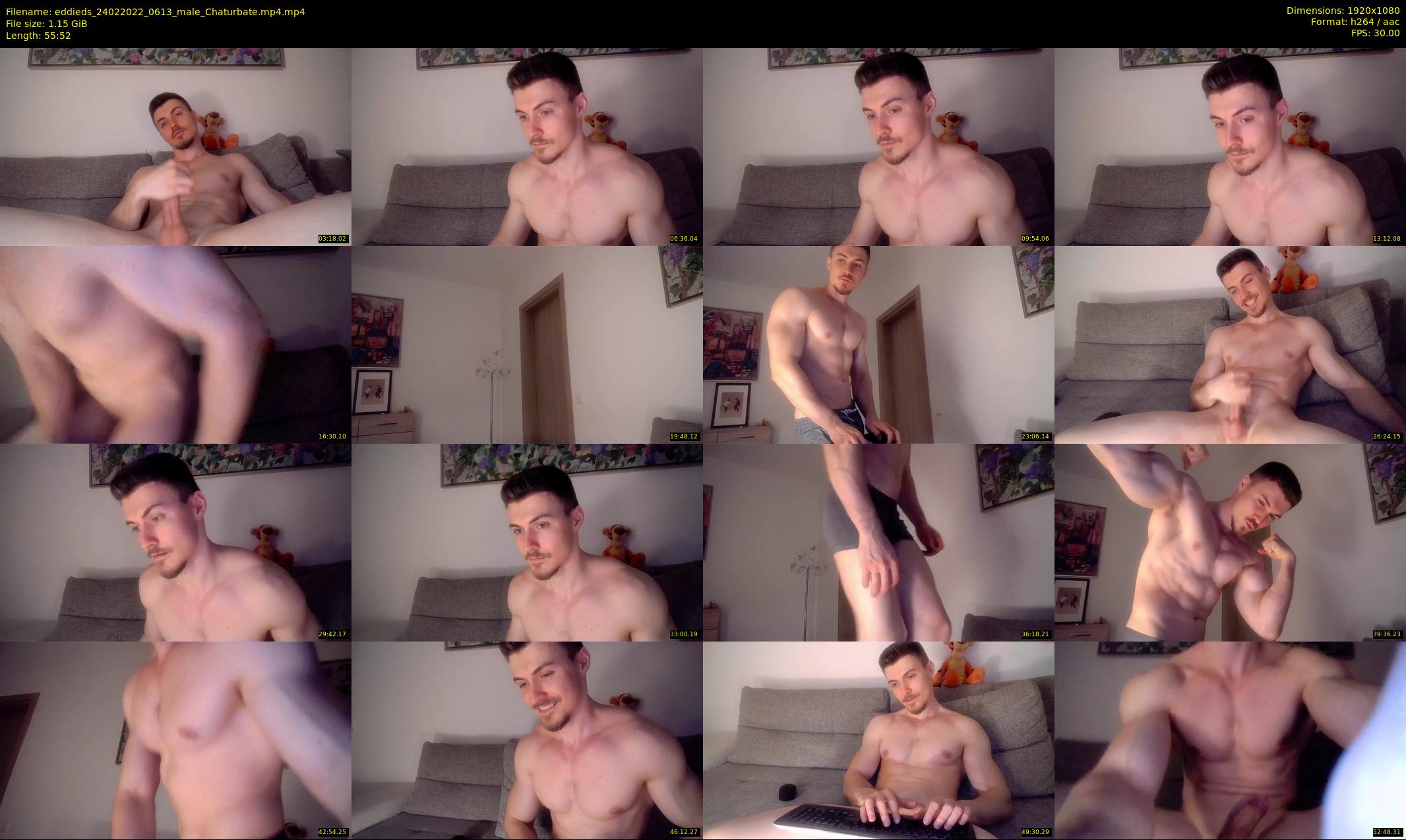 eddieds — 56 minute Chaturbate male cam show recording, 1080p, Feb 24, 2022