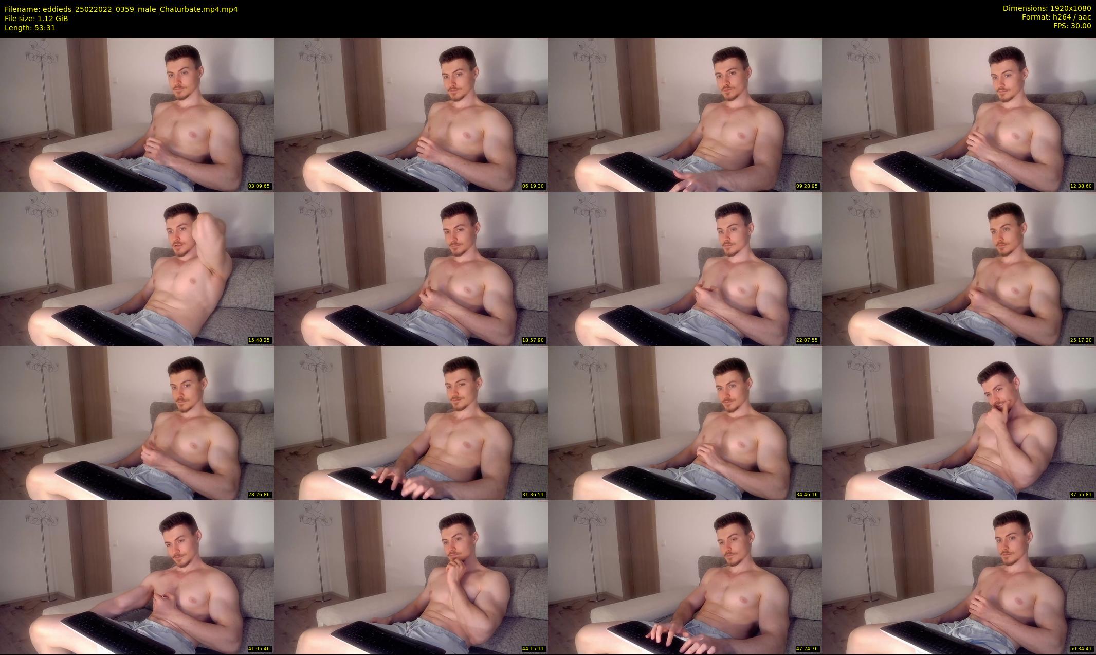 eddieds — 54 minute Chaturbate male cam show recording, 1080p, Feb 25, 2022