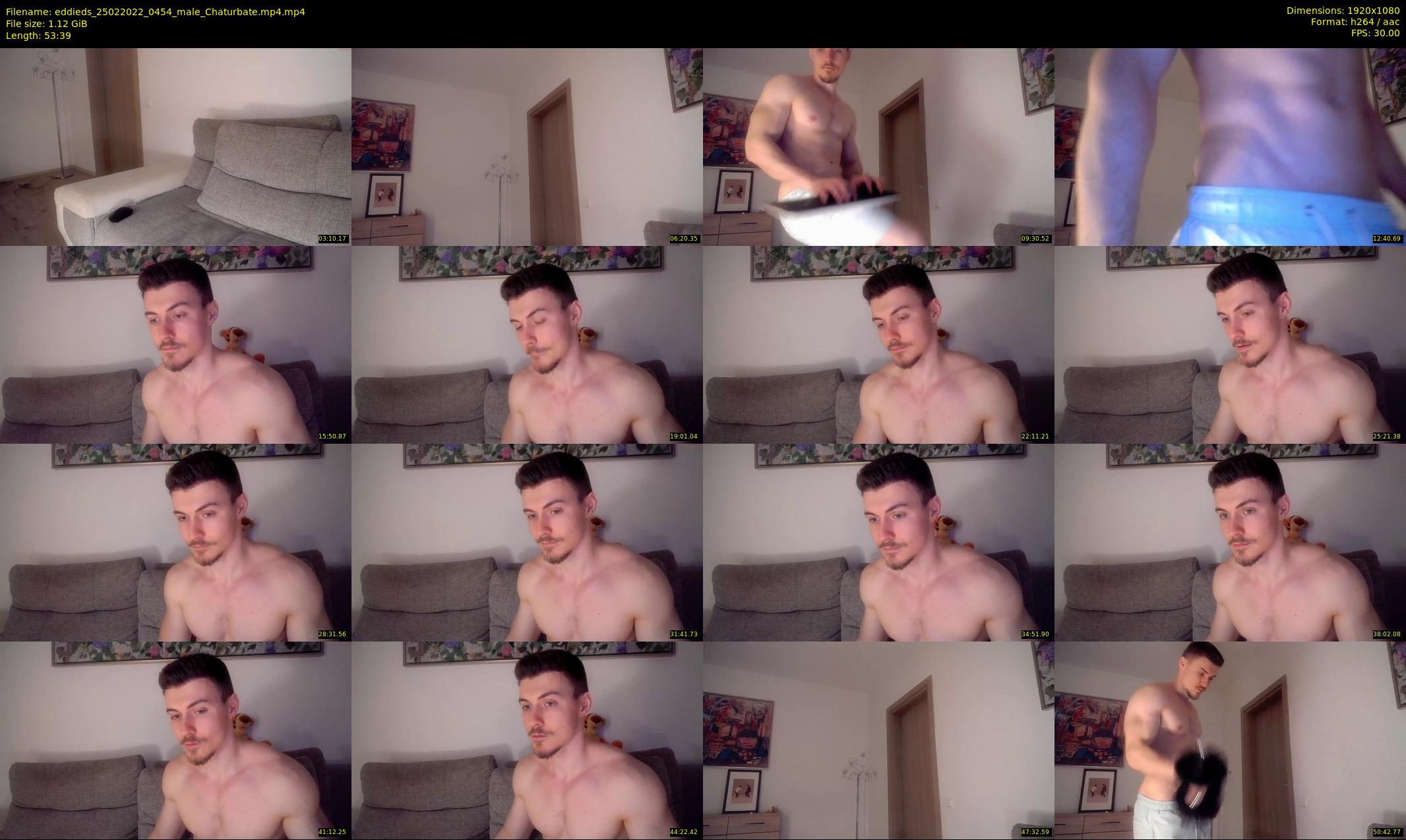 eddieds — 54 minute Chaturbate male cam show recording, 1080p, Feb 25, 2022