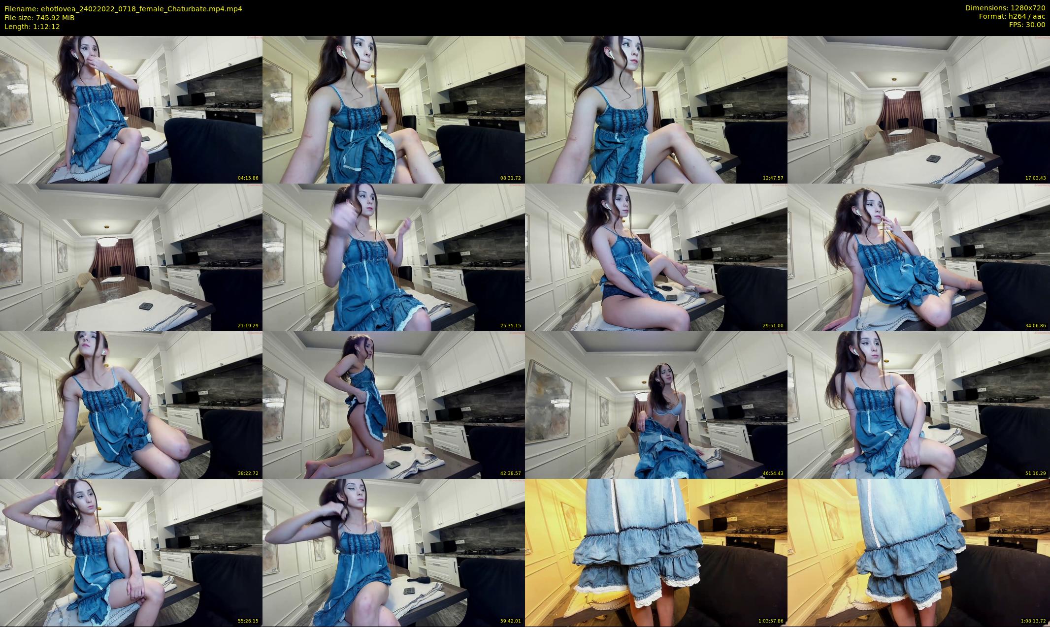ehotlovea — 73 minute Chaturbate female cam show recording, 720p, Feb 24, 2022