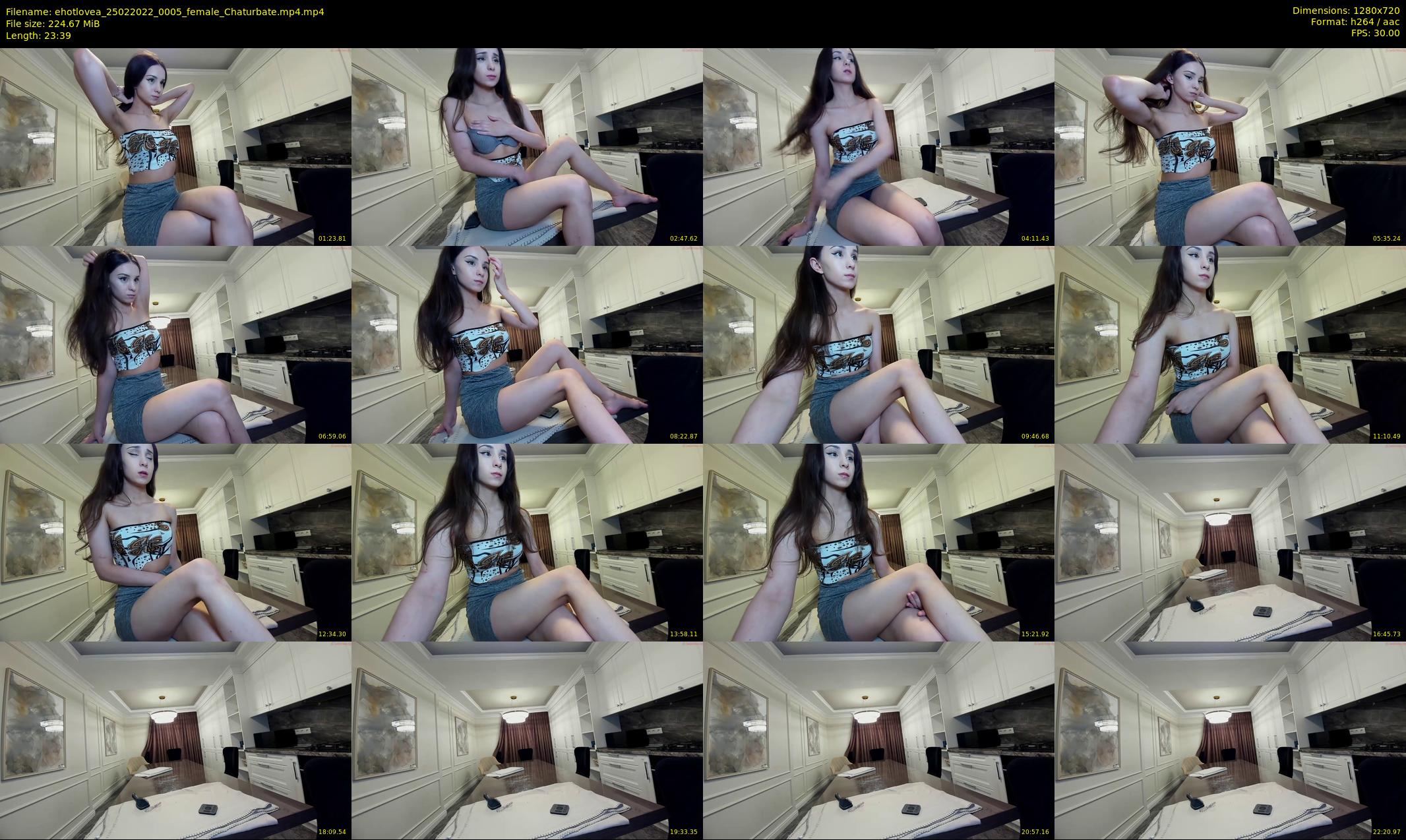 ehotlovea — 24 minute Chaturbate female cam show recording, 720p, Feb 25, 2022