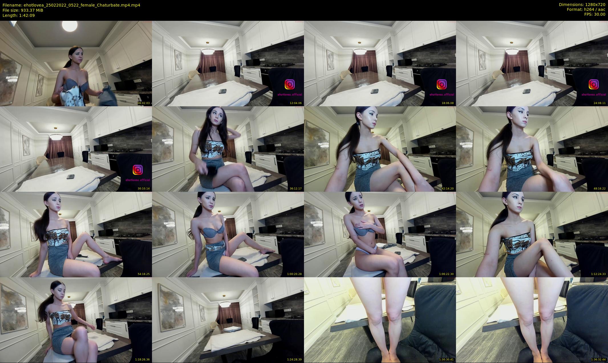 ehotlovea — 103 minute Chaturbate female cam show recording, 720p, Feb 25, 2022
