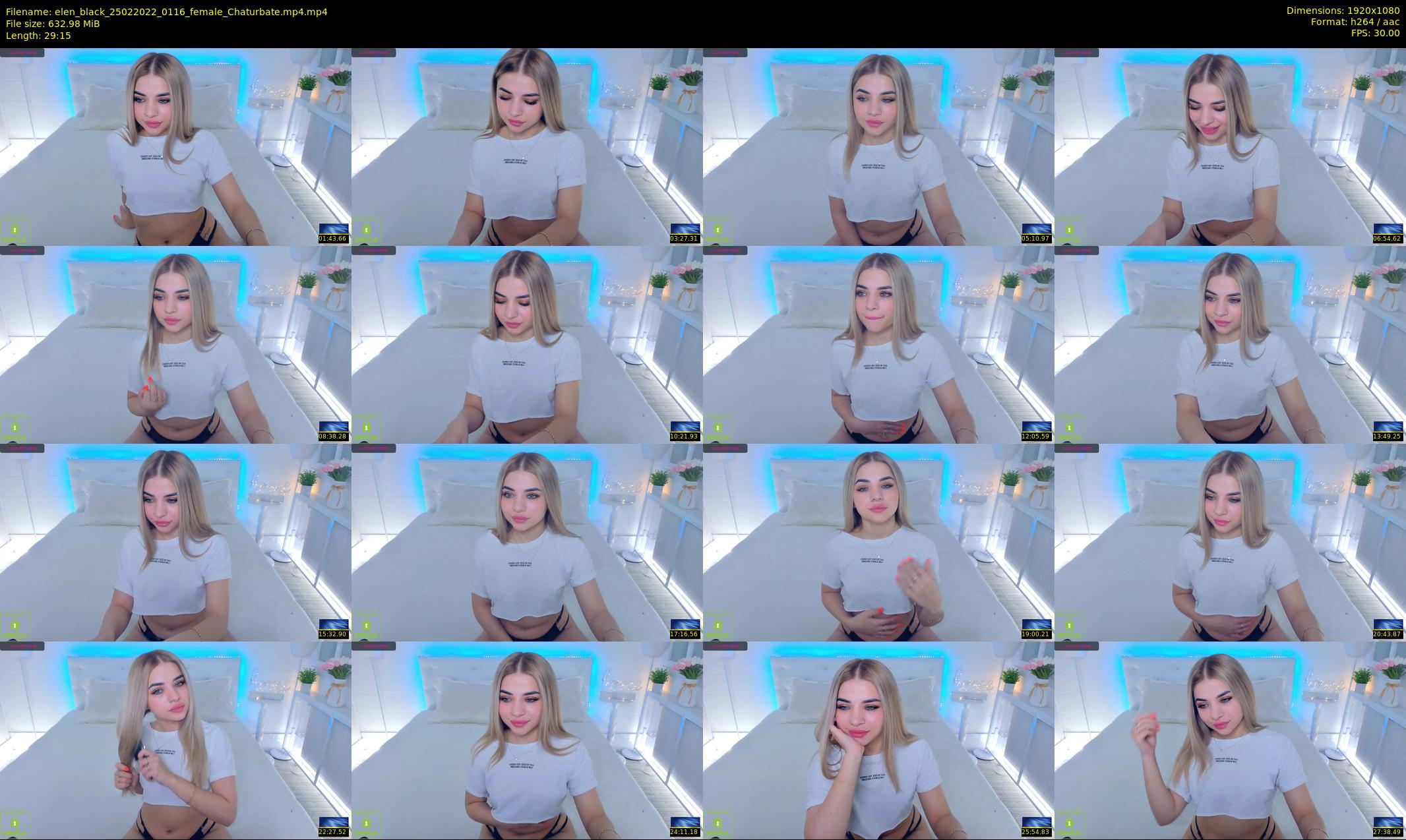 elen_black — 30 minute Chaturbate female cam show recording, 1080p, Feb 25, 2022