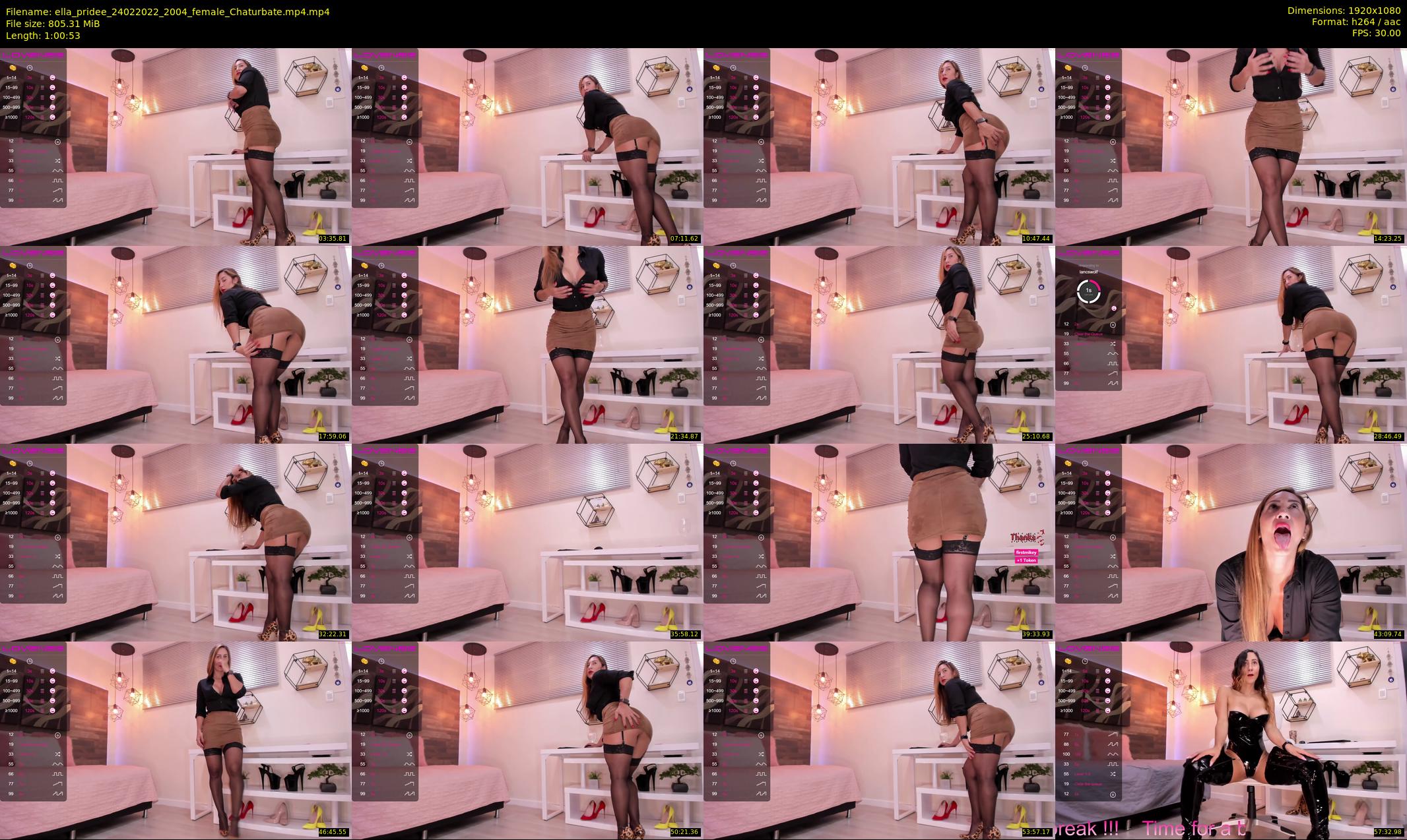 ella_pridee — 61 minute Chaturbate female cam show recording, 1080p, Feb 24, 2022