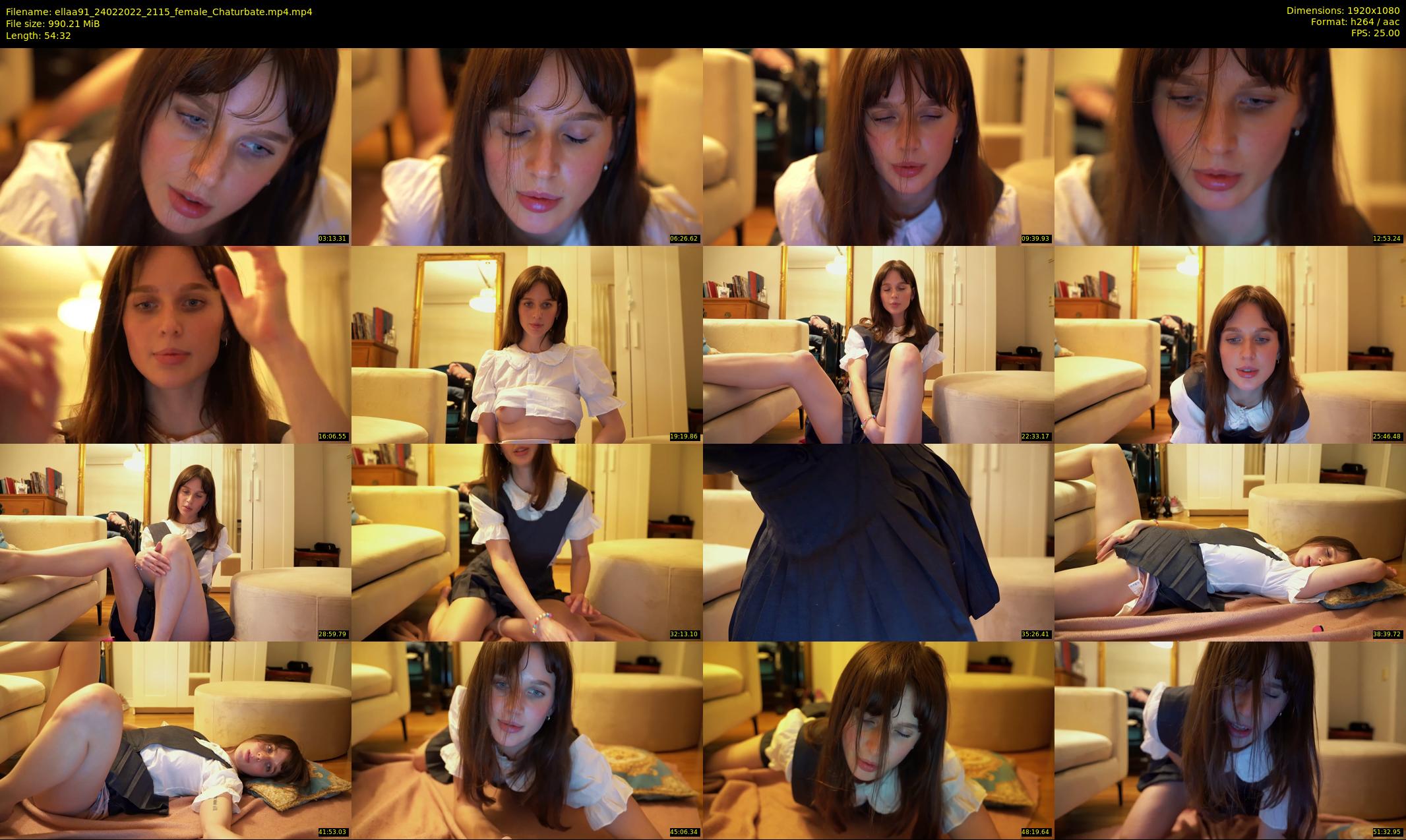 ellaa91 — 55 minute Chaturbate female cam show recording, 1080p, Feb 24, 2022