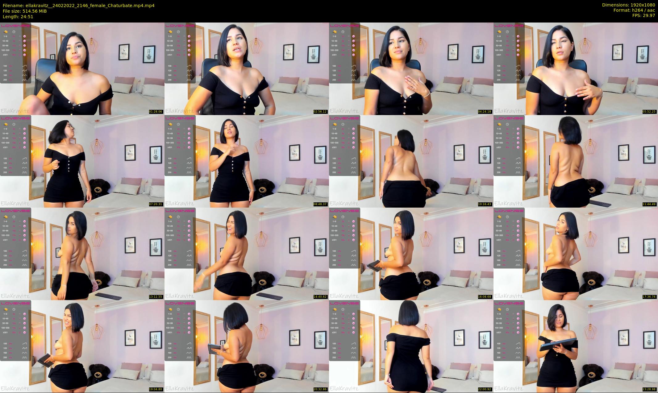 ellakravitz_ — 25 minute Chaturbate female cam show recording, 1080p, Feb 24, 2022
