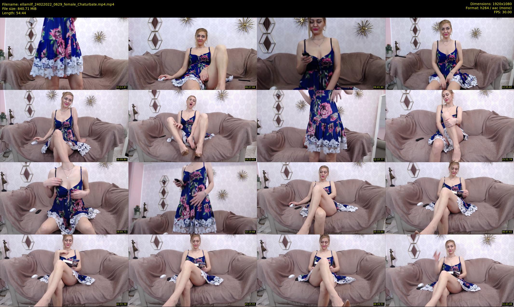 ellamilf — 55 minute Chaturbate female cam show recording, 1080p, Feb 24, 2022