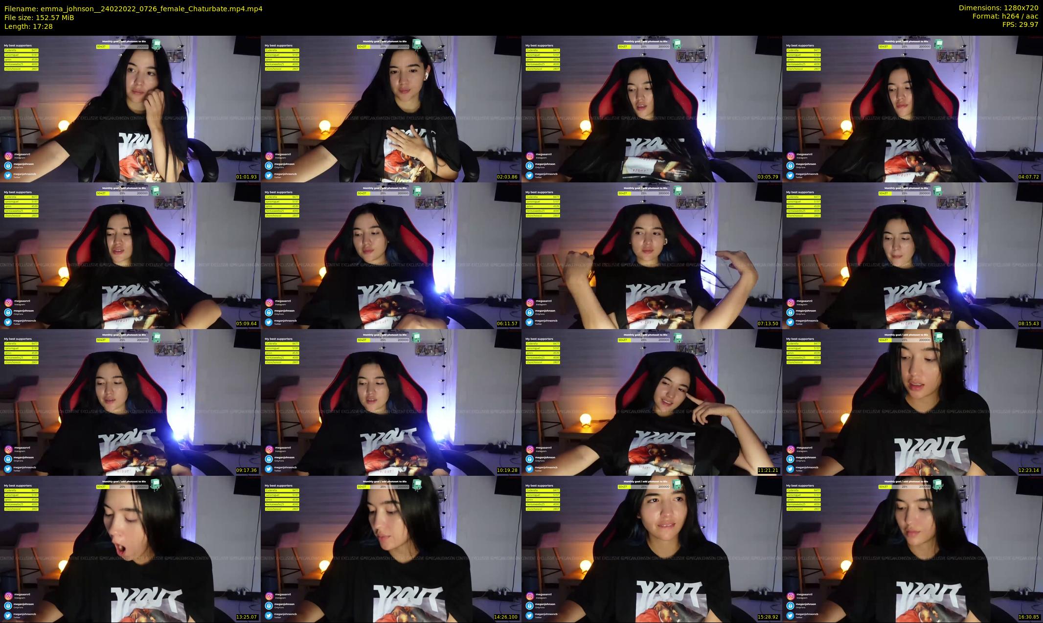 emma_johnson_ — 18 minute Chaturbate female cam show recording, 720p, Feb 24, 2022
