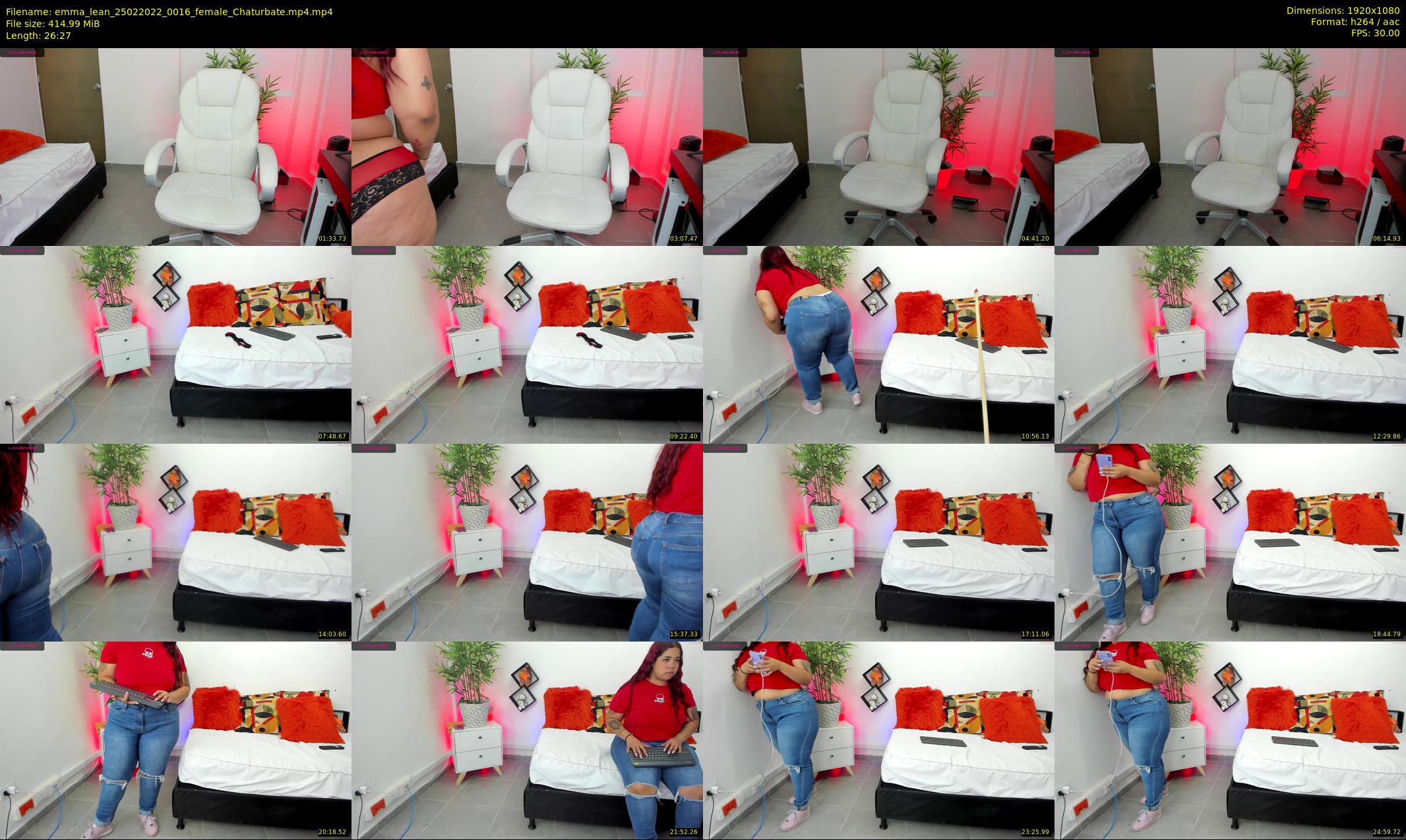 emma_lean — 27 minute Chaturbate female cam show recording, 1080p, Feb 25, 2022
