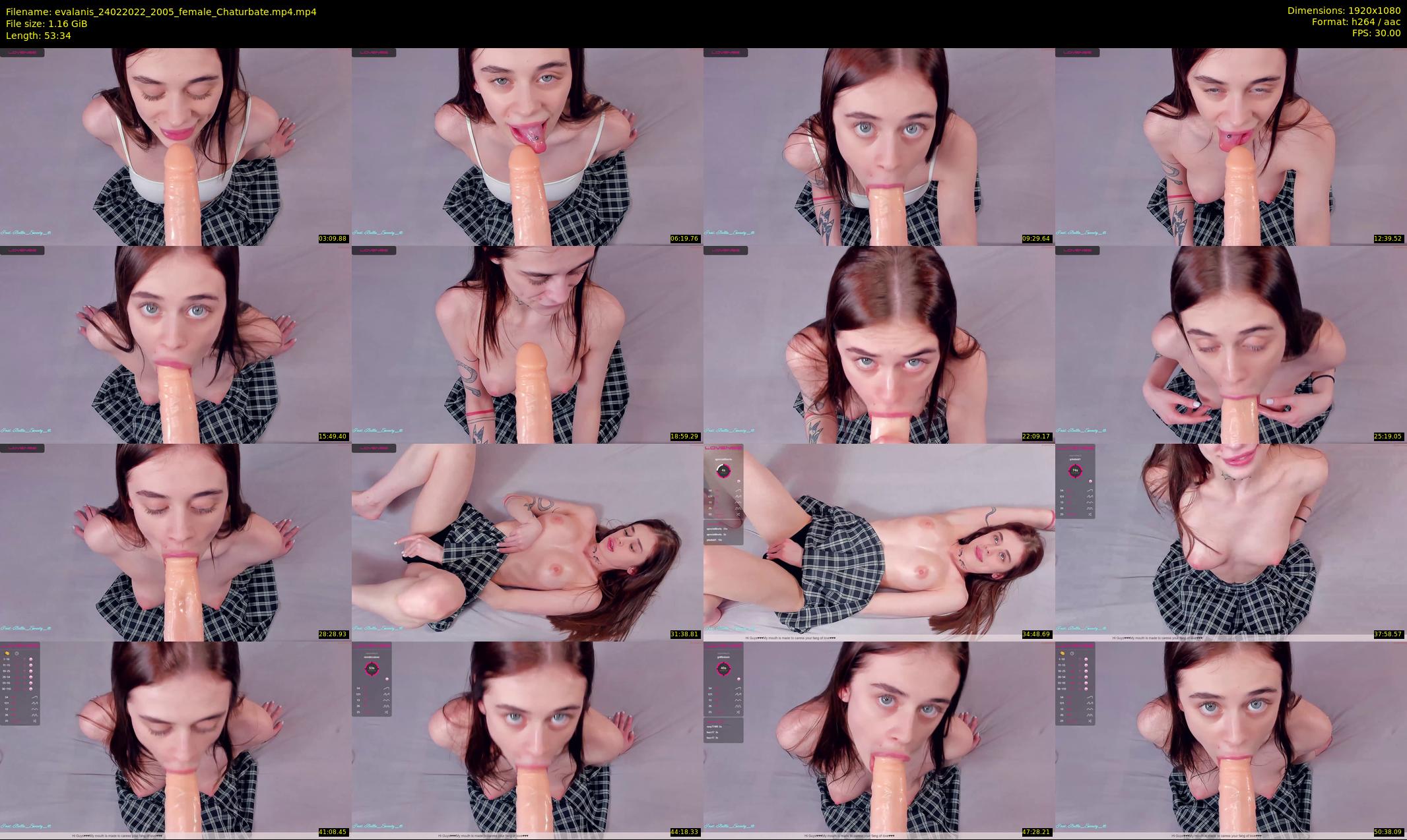 evalanis — 54 minute Chaturbate couple cam show recording, 1080p, Feb 24, 2022
