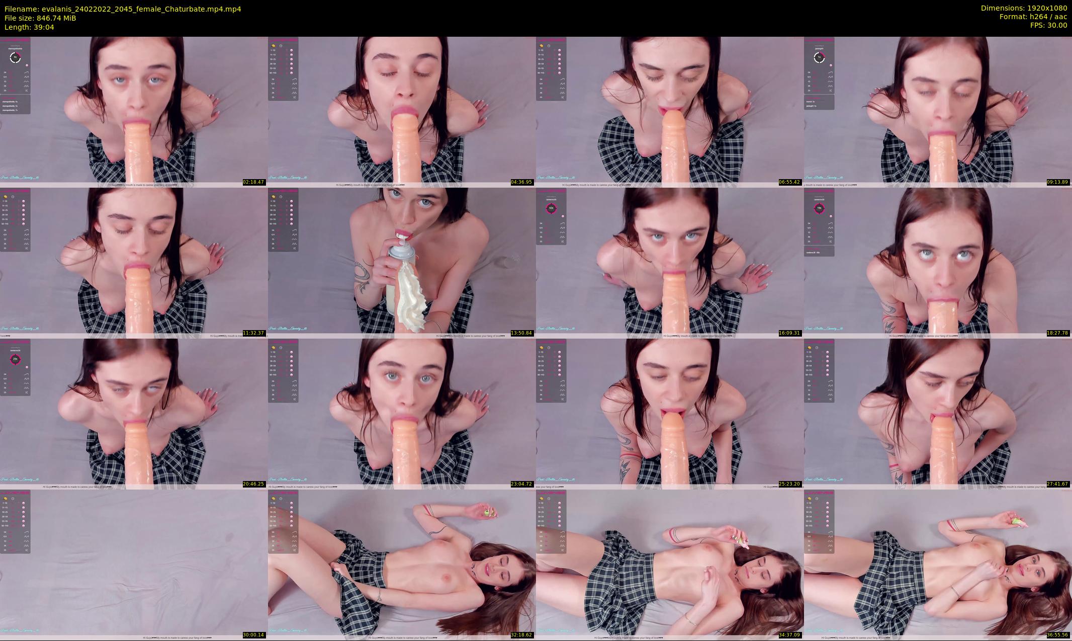 evalanis — 40 minute Chaturbate couple cam show recording, 1080p, Feb 24, 2022