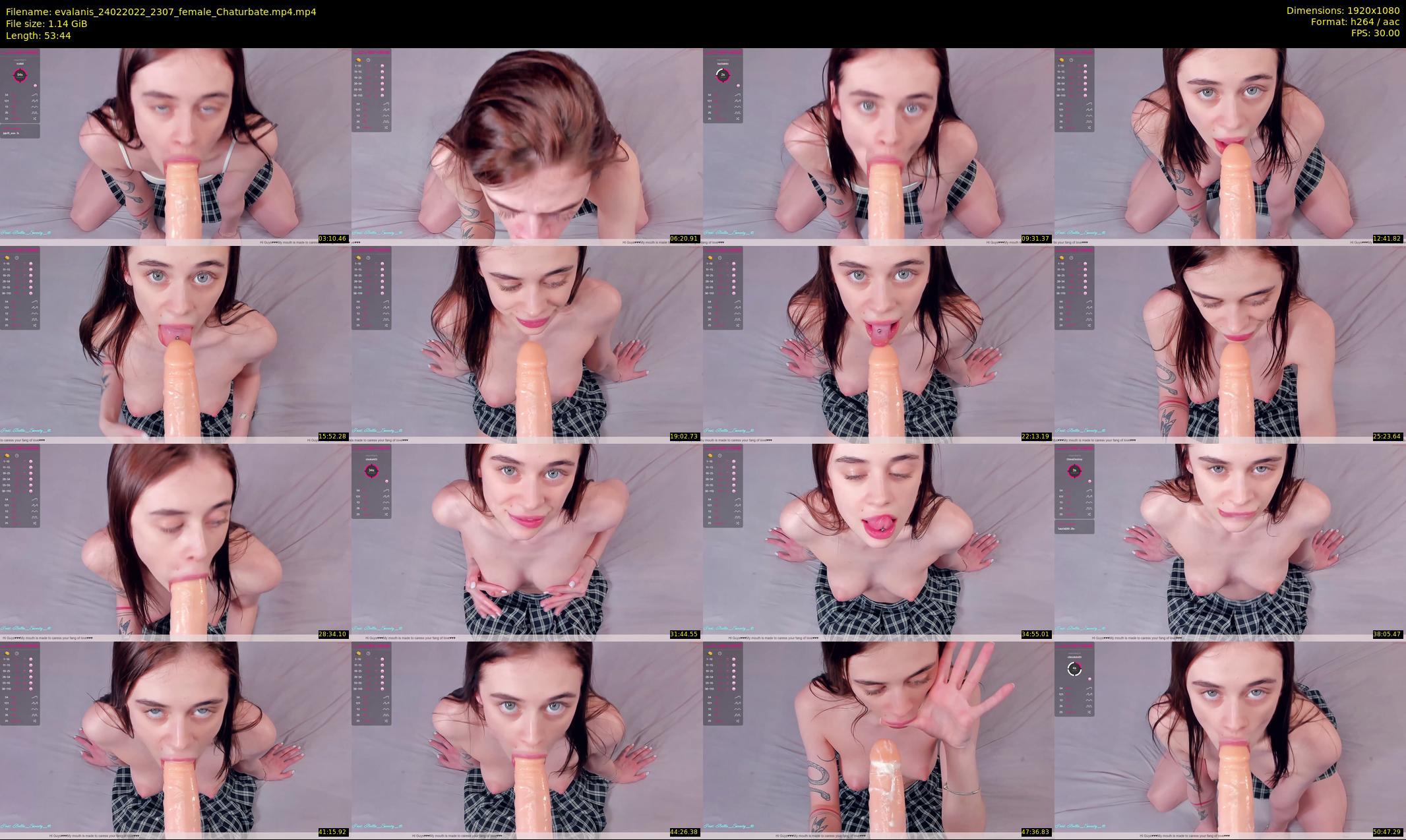 evalanis — 54 minute Chaturbate couple cam show recording, 1080p, Feb 24, 2022
