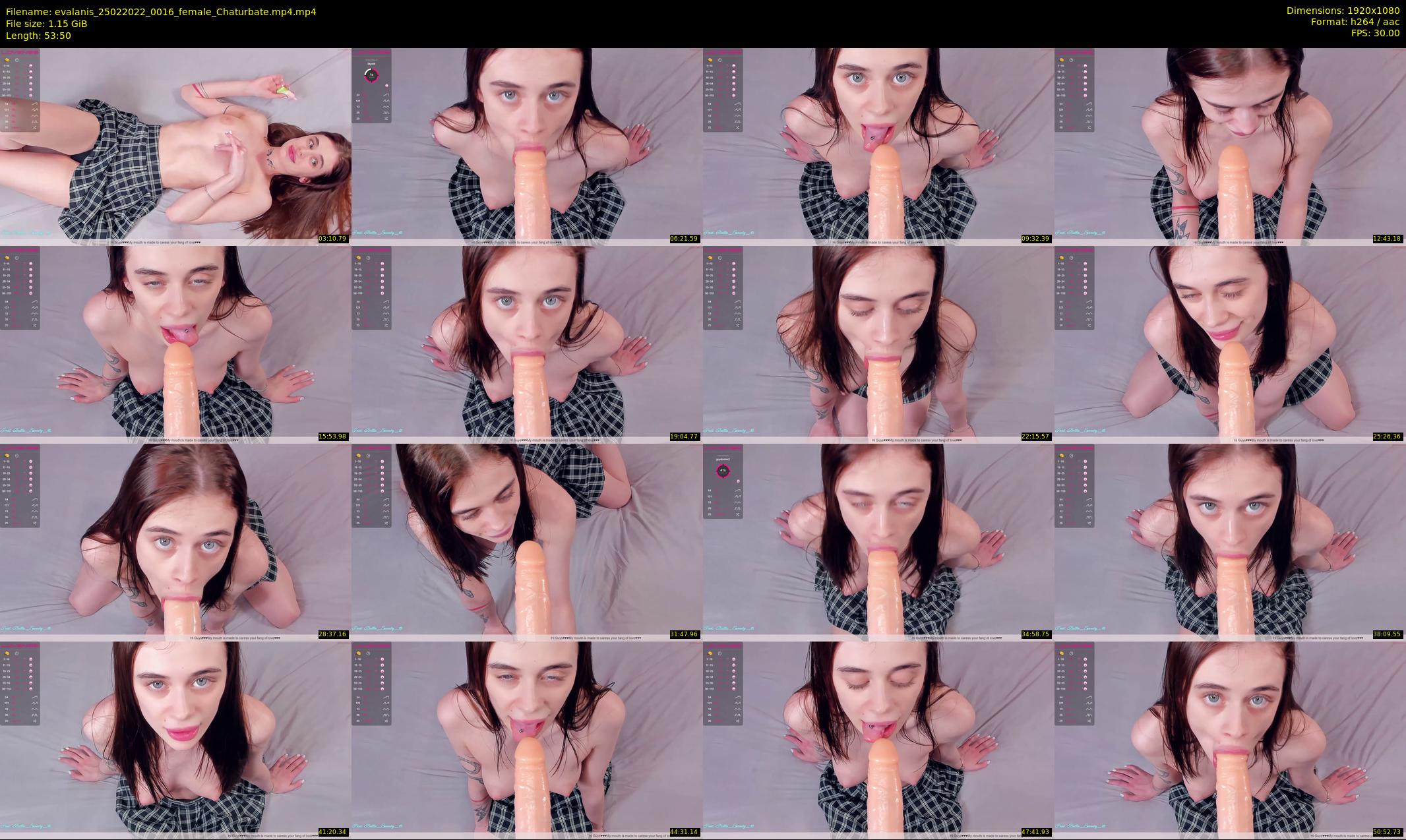 evalanis — 54 minute Chaturbate couple cam show recording, 1080p, Feb 25, 2022