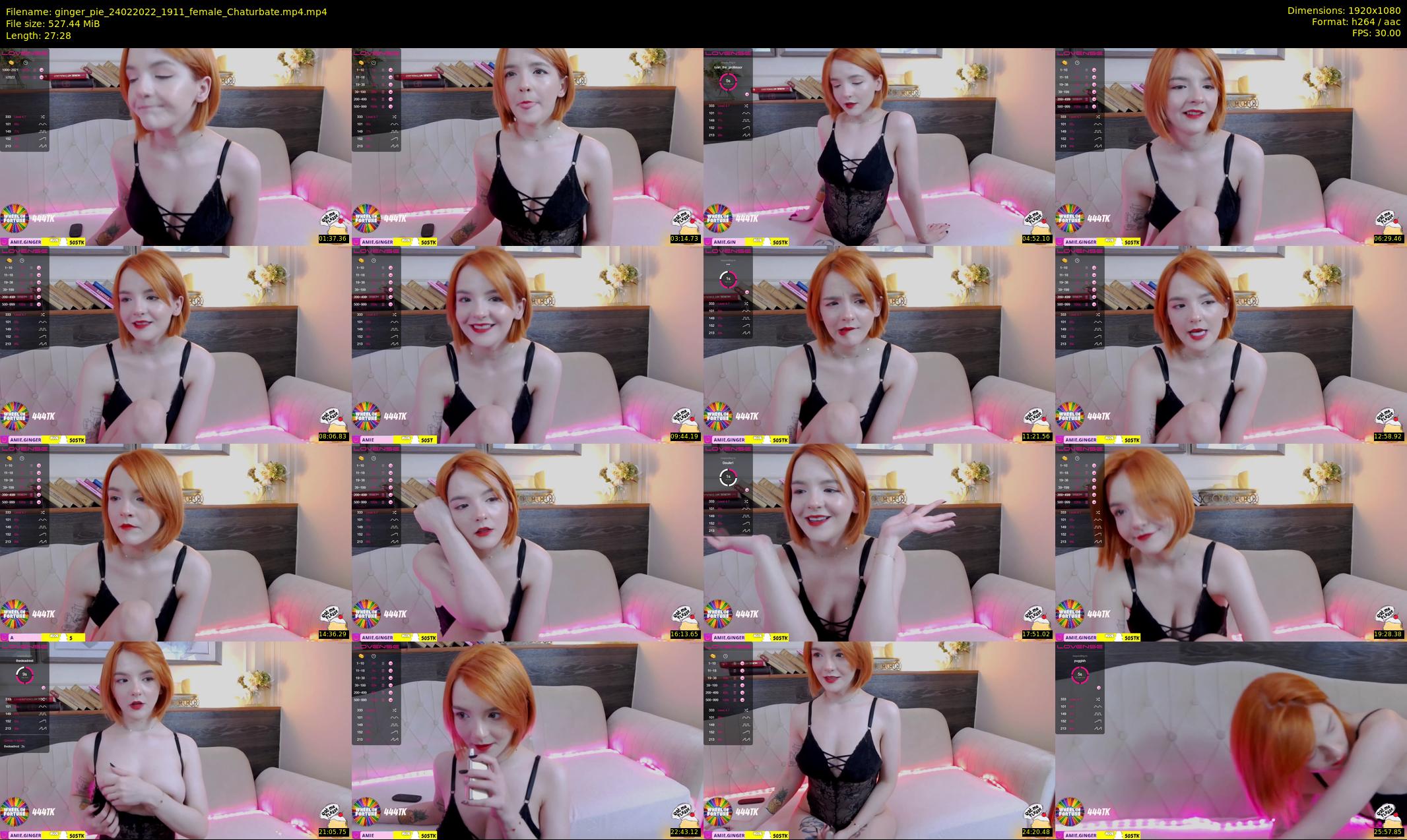 ginger_pie — 28 minute Chaturbate female cam show recording, 1080p, Feb 24, 2022