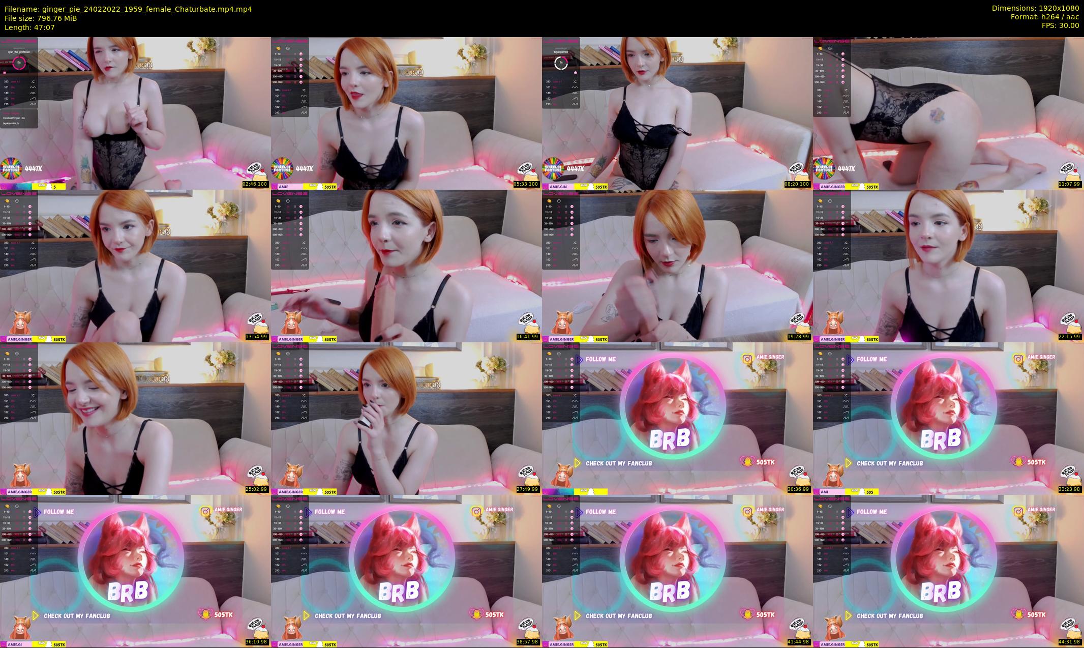 ginger_pie — 48 minute Chaturbate female cam show recording, 1080p, Feb 24, 2022