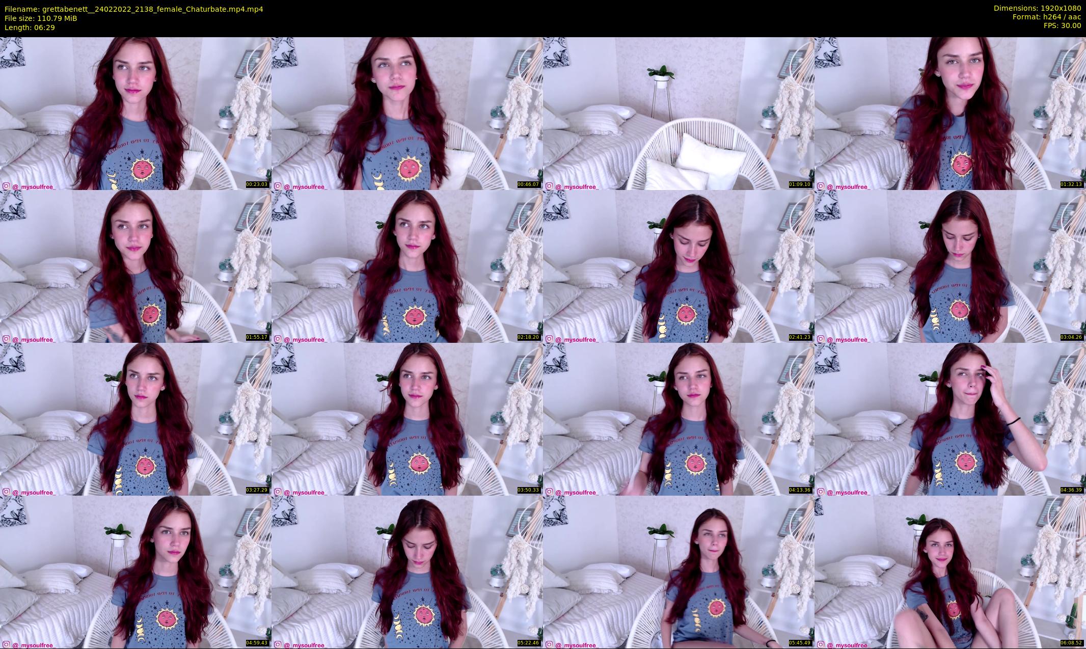 grettabenett_ — 7 minute Chaturbate female cam show recording, 1080p, Feb 24, 2022