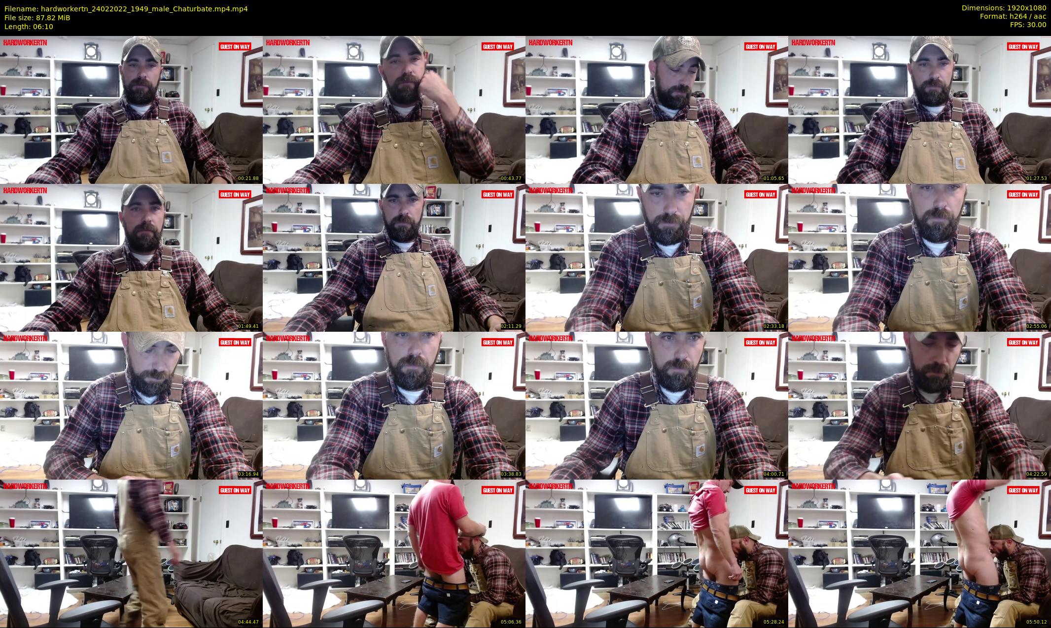 hardworkertn — 7 minute Chaturbate male cam show recording, 1080p, Feb 24, 2022