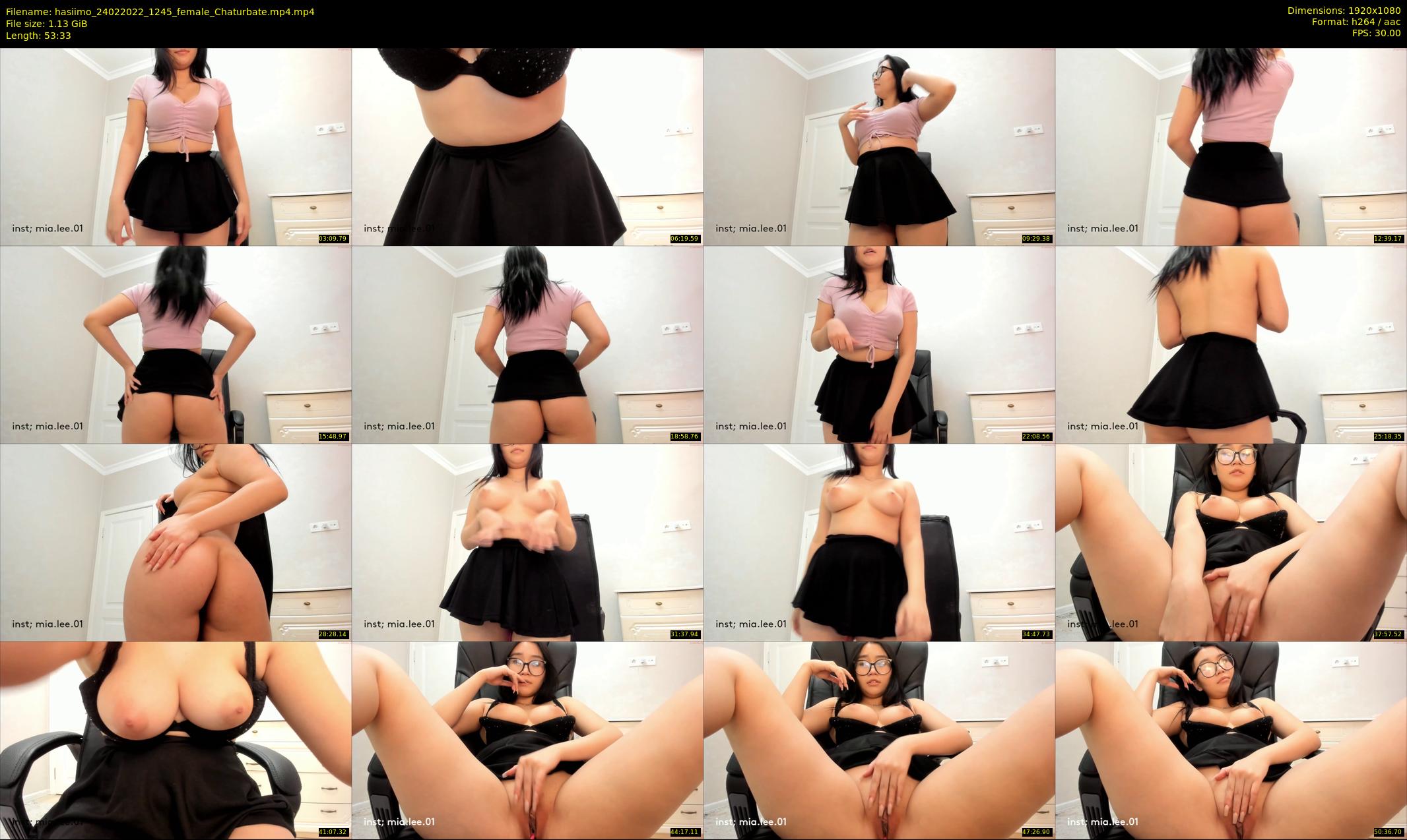 hasiimo — 54 minute Chaturbate female cam show recording, 1080p, Feb 24, 2022