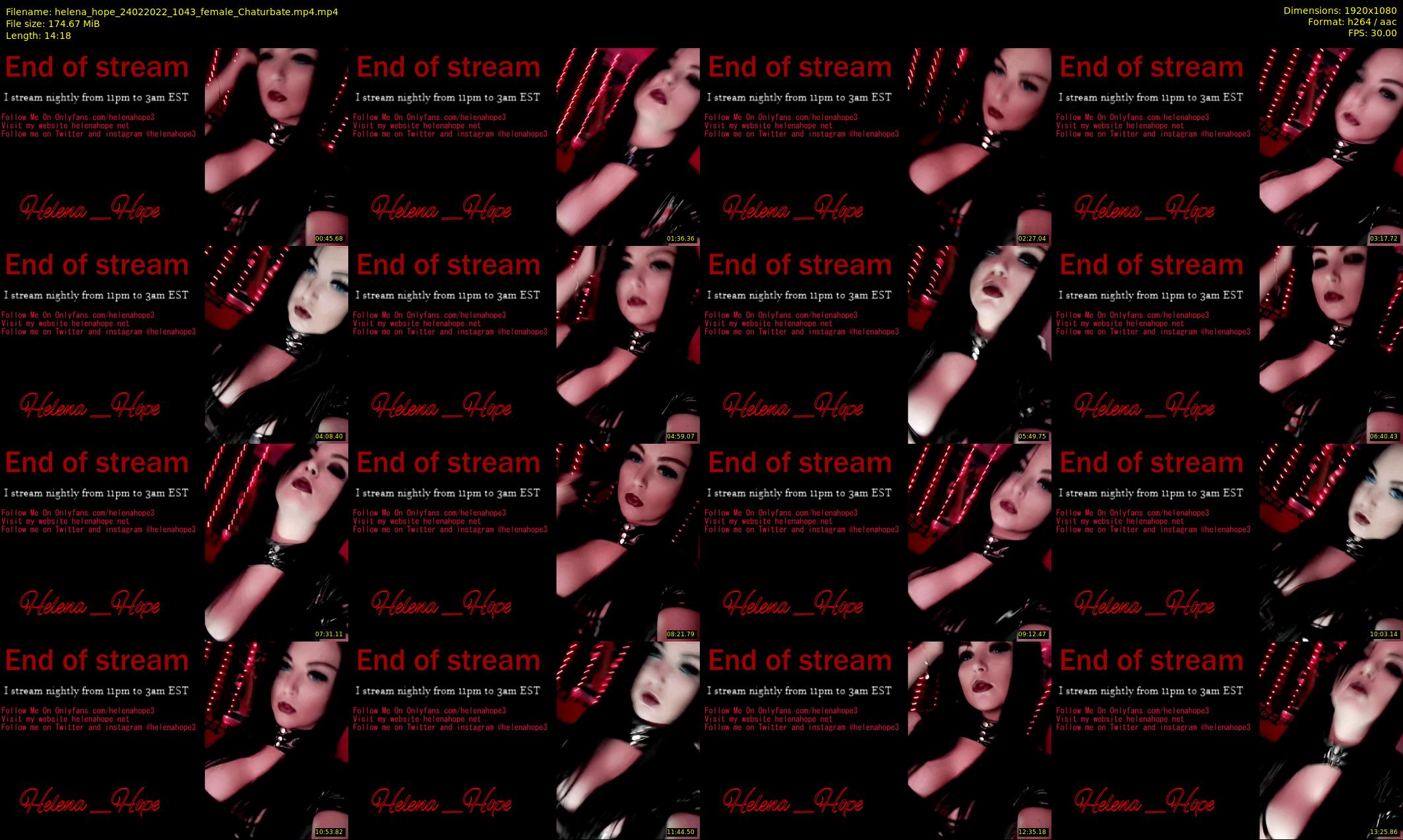 helena_hope — 15 minute Chaturbate female cam show recording, 1080p, Feb 24, 2022