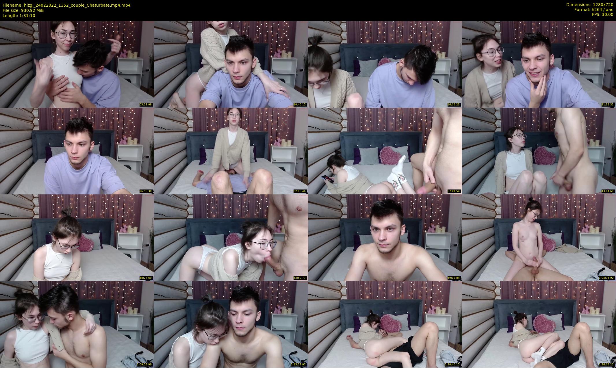 hizgi — 92 minute Chaturbate couple cam show recording, 720p, Feb 24, 2022
