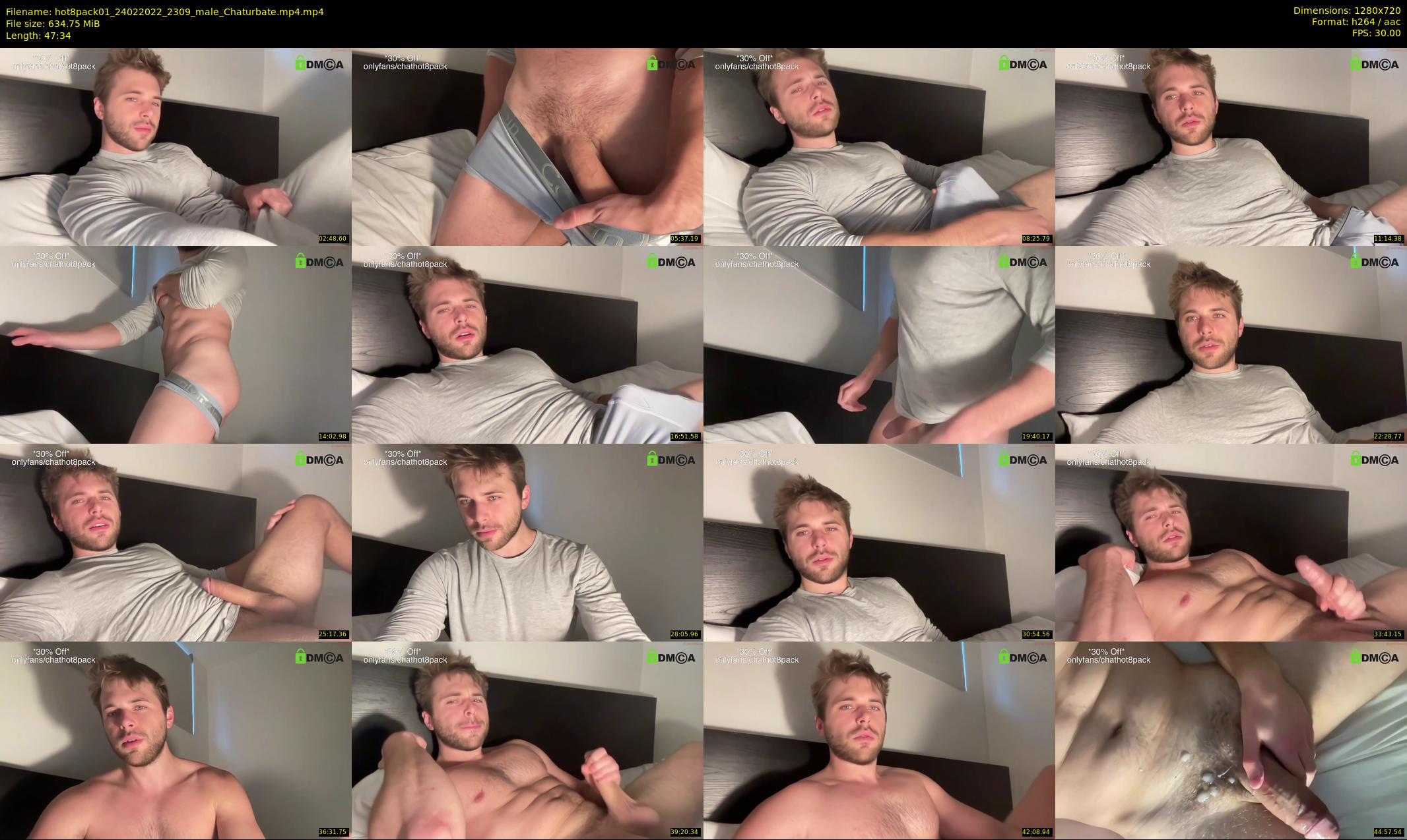 hot8pack01 — 48 minute Chaturbate male cam show recording, 720p, Feb 24, 2022