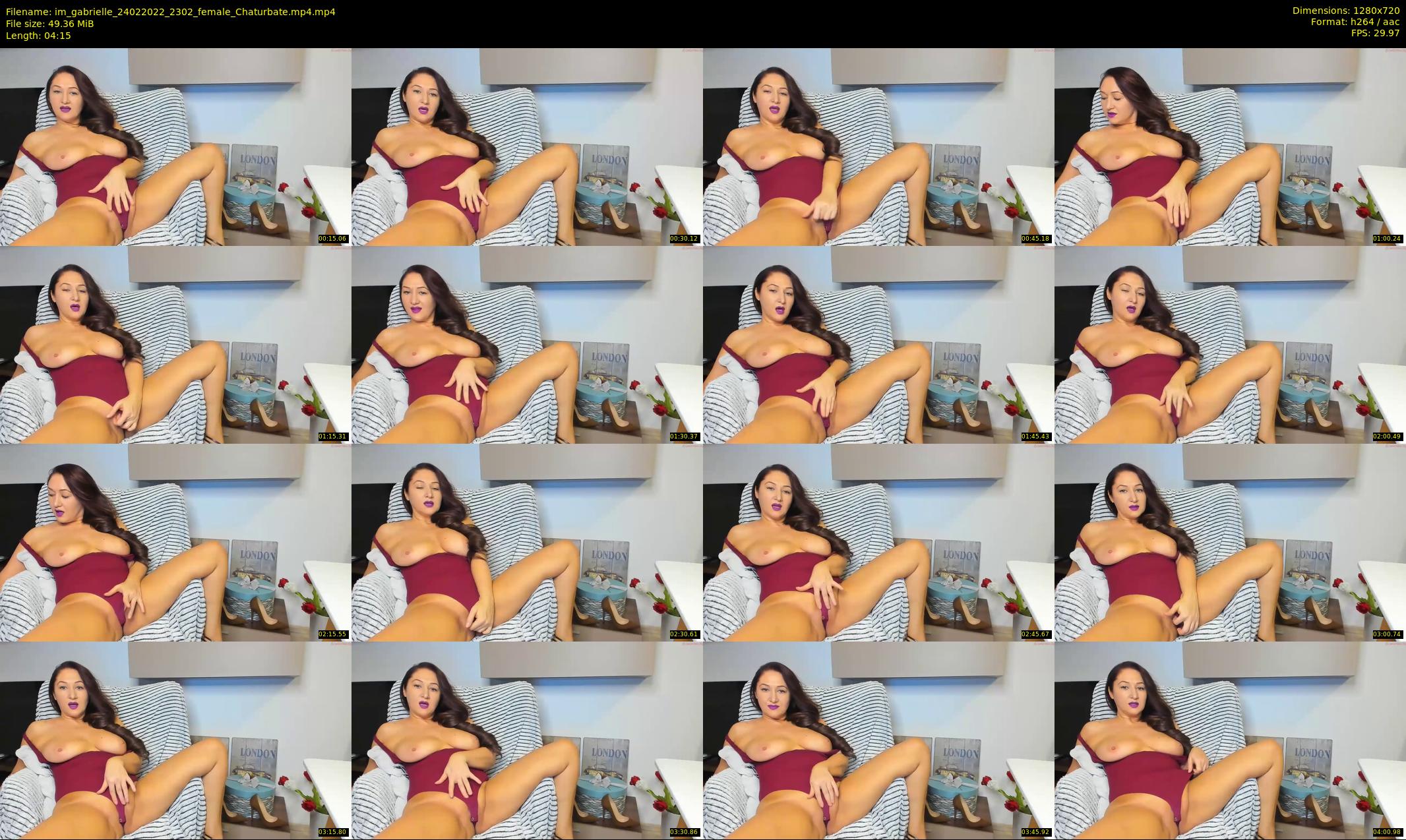 im_gabrielle — 5 minute Chaturbate female cam show recording, 720p, Feb 24, 2022
