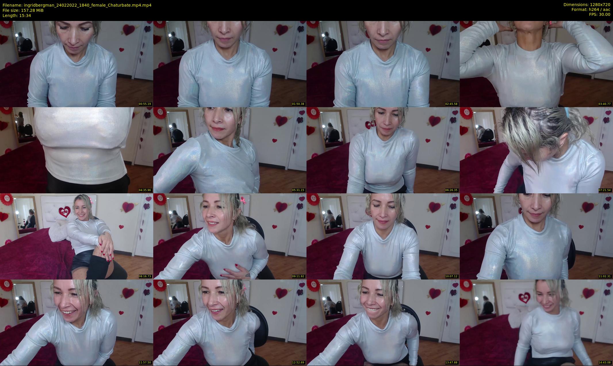 ingridbergman — 16 minute Chaturbate female cam show recording, 720p, Feb 24, 2022