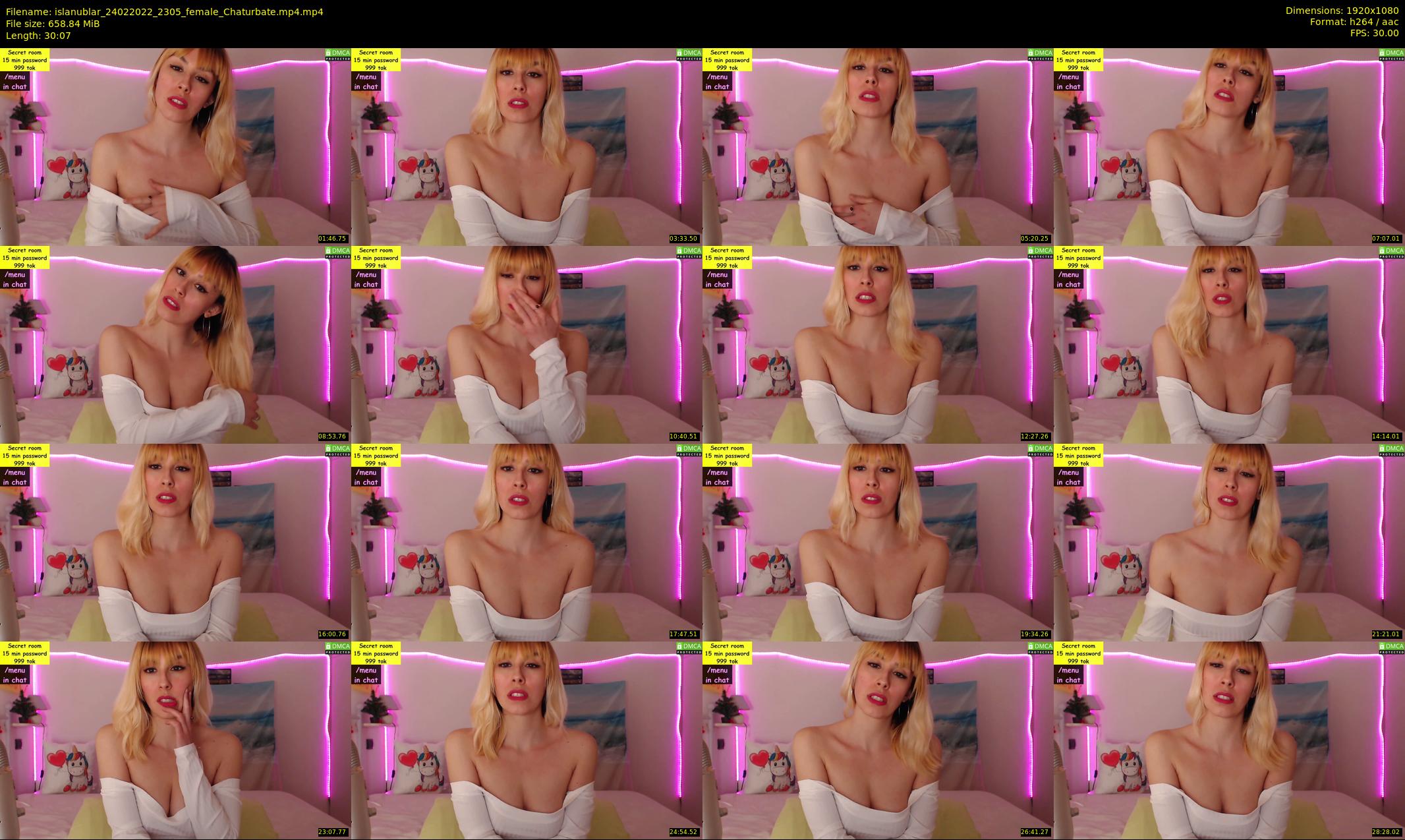 islanublar — 31 minute Chaturbate female cam show recording, 1080p, Feb 24, 2022