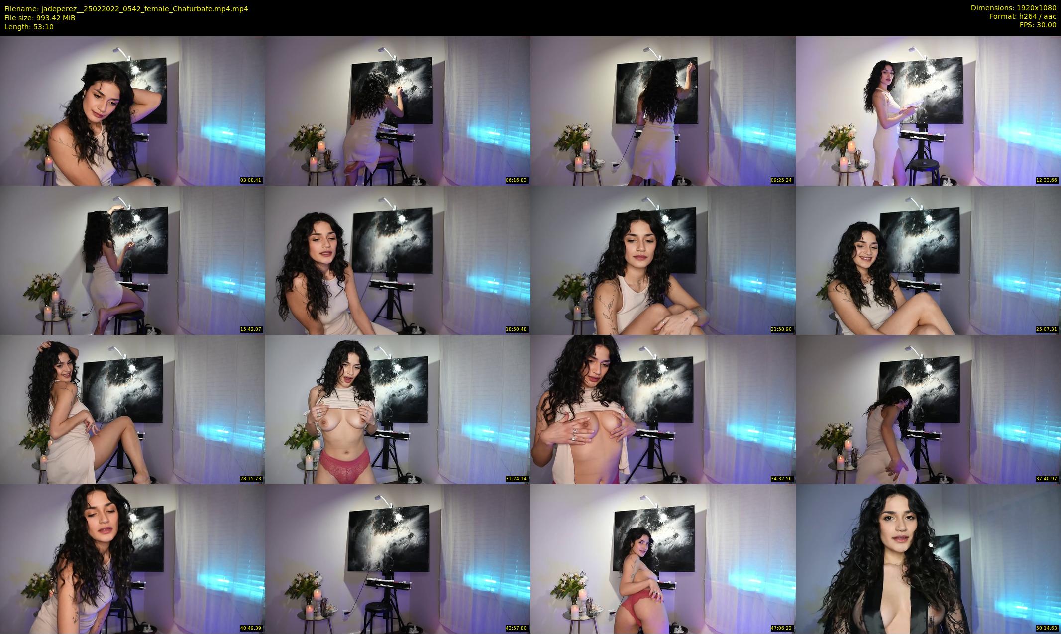 jadeperez_ — 54 minute Chaturbate female cam show recording, 1080p, Feb 25, 2022