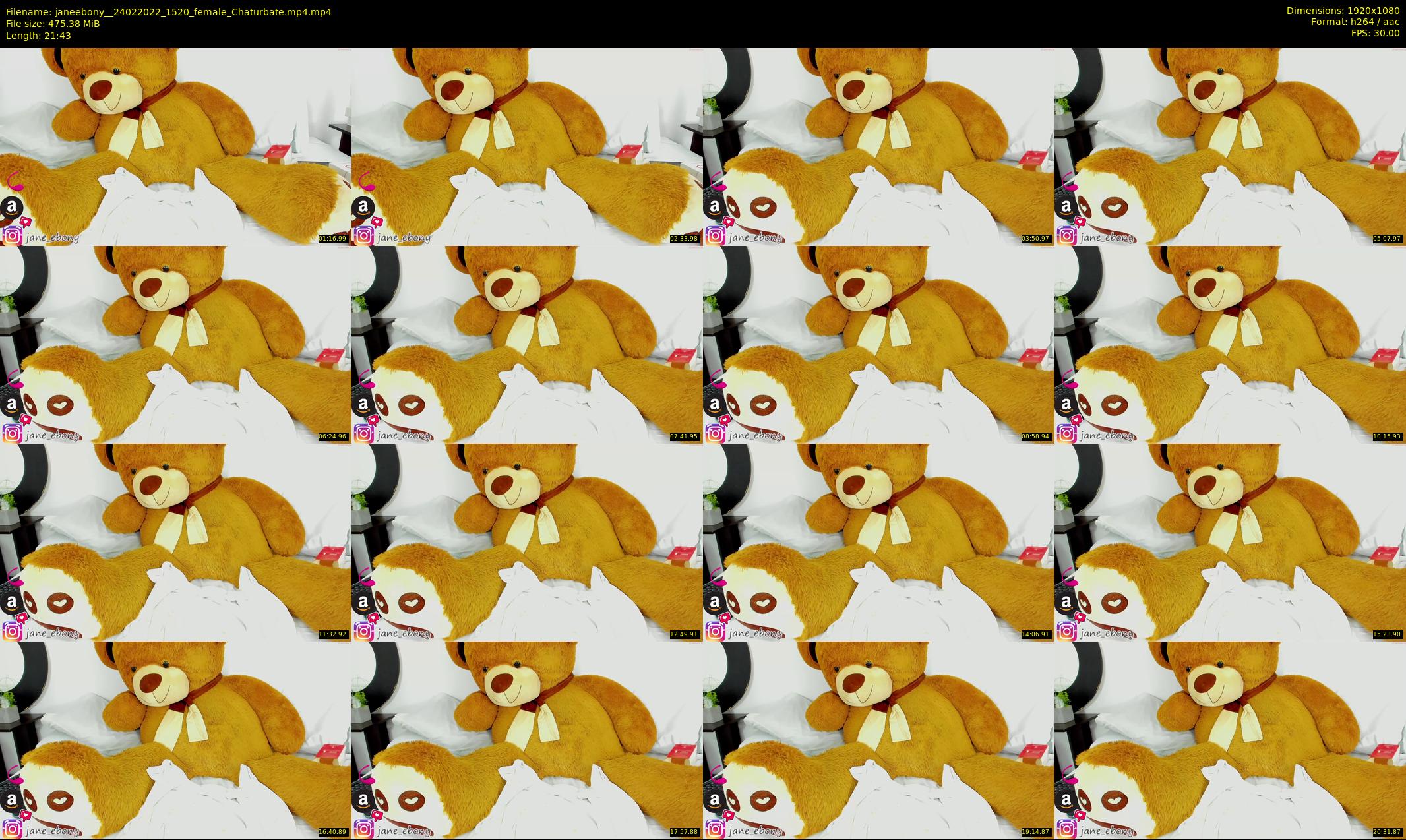 janeebony_ — 22 minute Chaturbate female cam show recording, 1080p, Feb 24, 2022