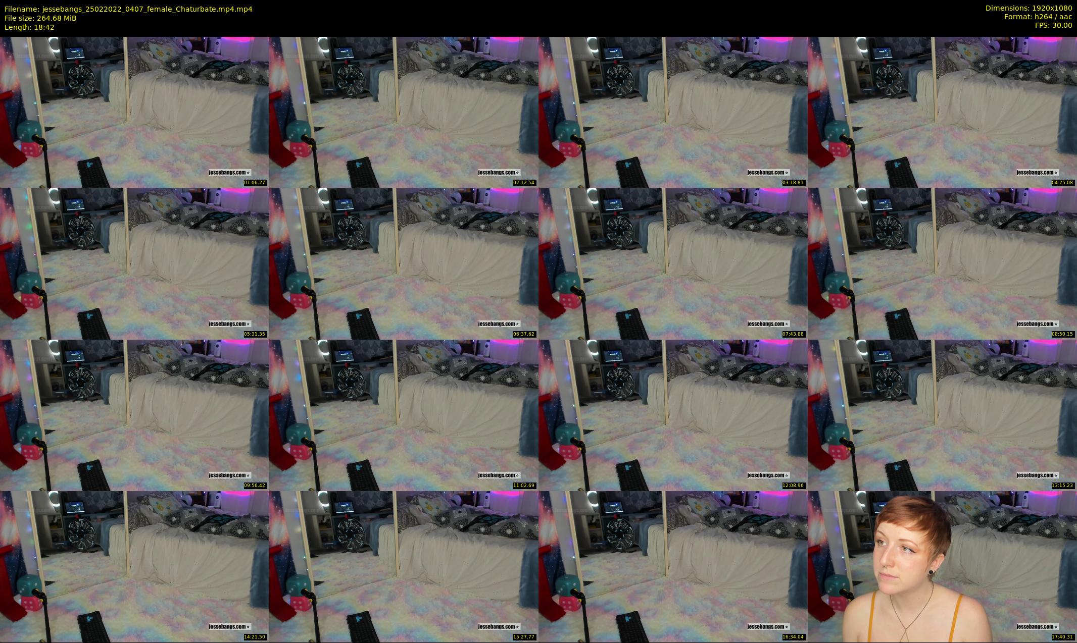 jessebangs — 19 minute Chaturbate female cam show recording, 1080p, Feb 25, 2022