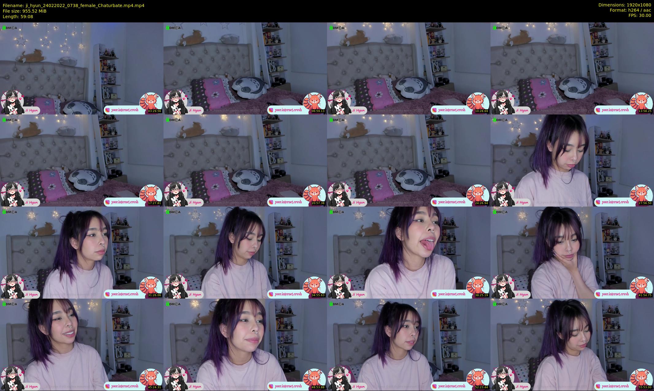 ji_hyun — 60 minute Chaturbate female cam show recording, 1080p, Feb 24, 2022
