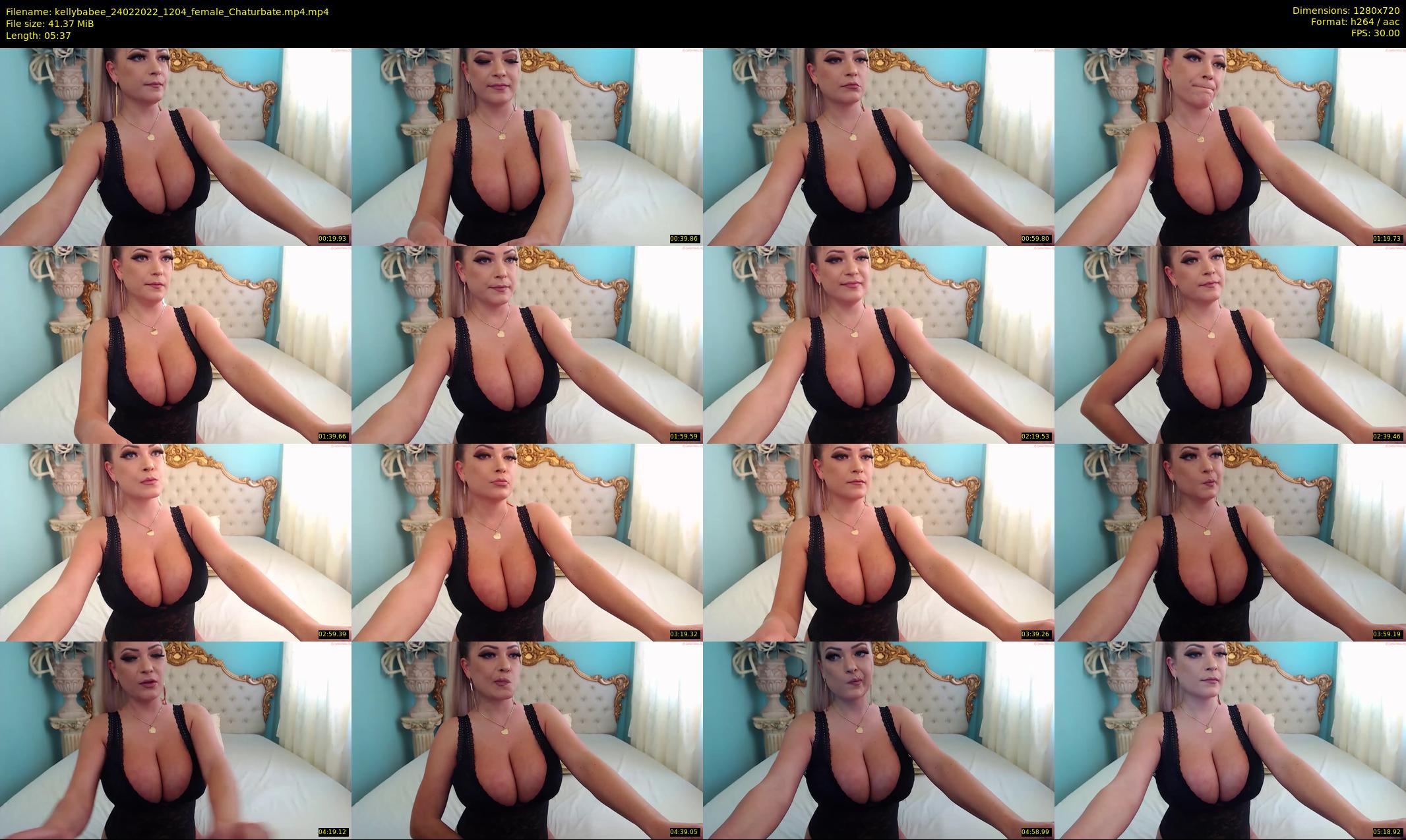 kellybabee — 6 minute Chaturbate female cam show recording, 720p, Feb 24, 2022