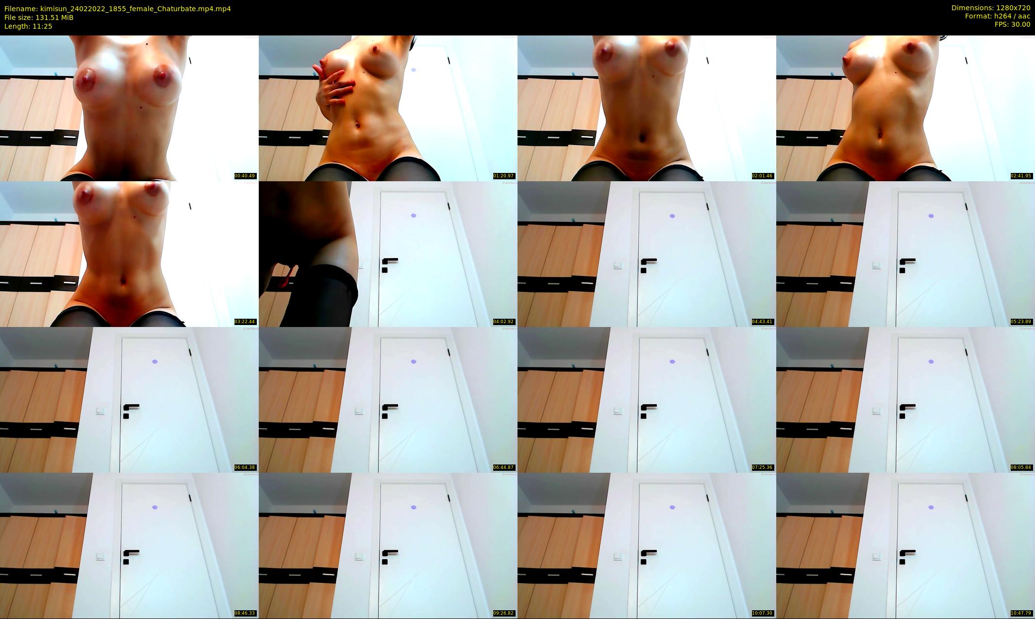 kimisun — 12 minute Chaturbate female cam show recording, 720p, Feb 24, 2022