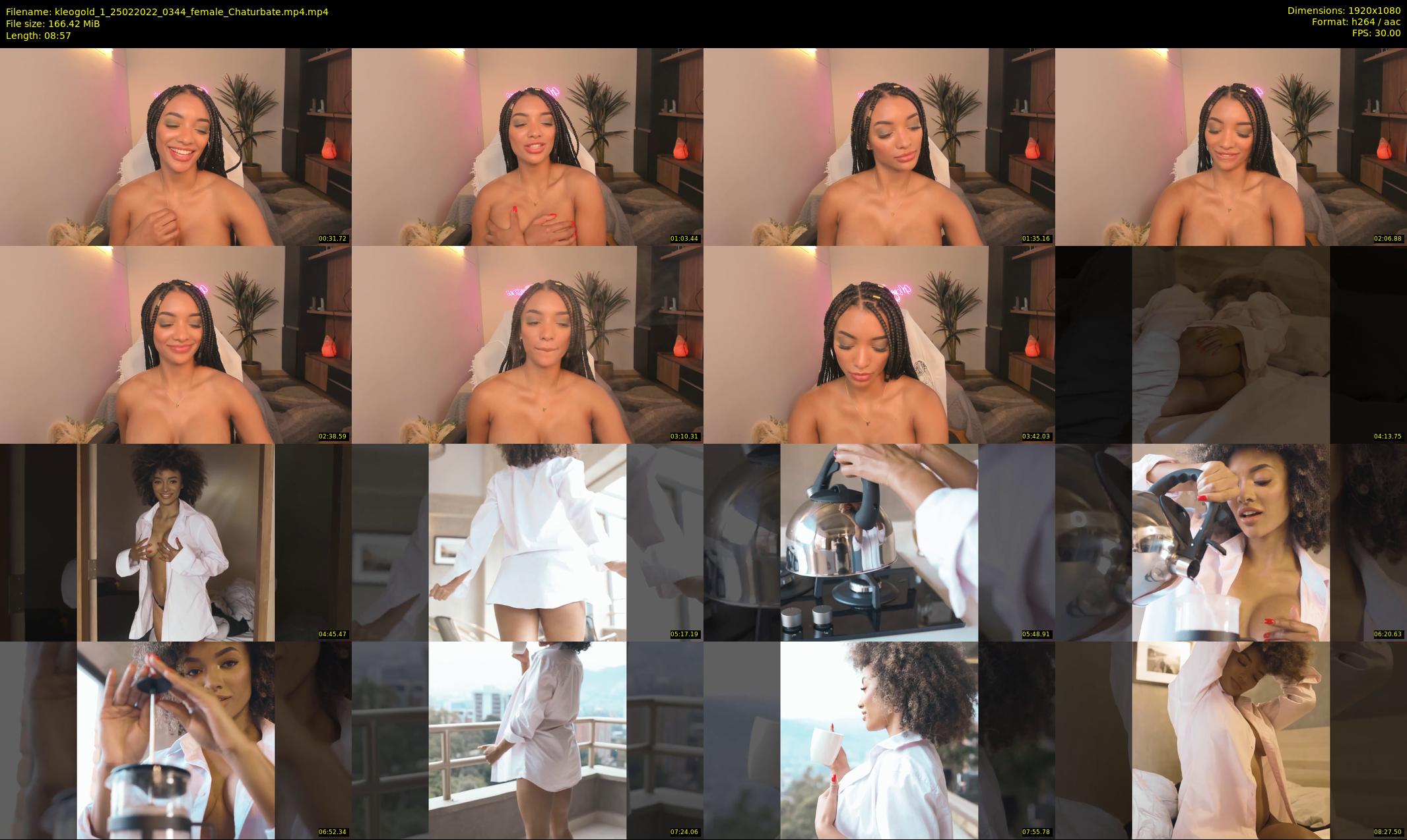 kleogold_1 — 9 minute Chaturbate female cam show recording, 1080p, Feb 25, 2022