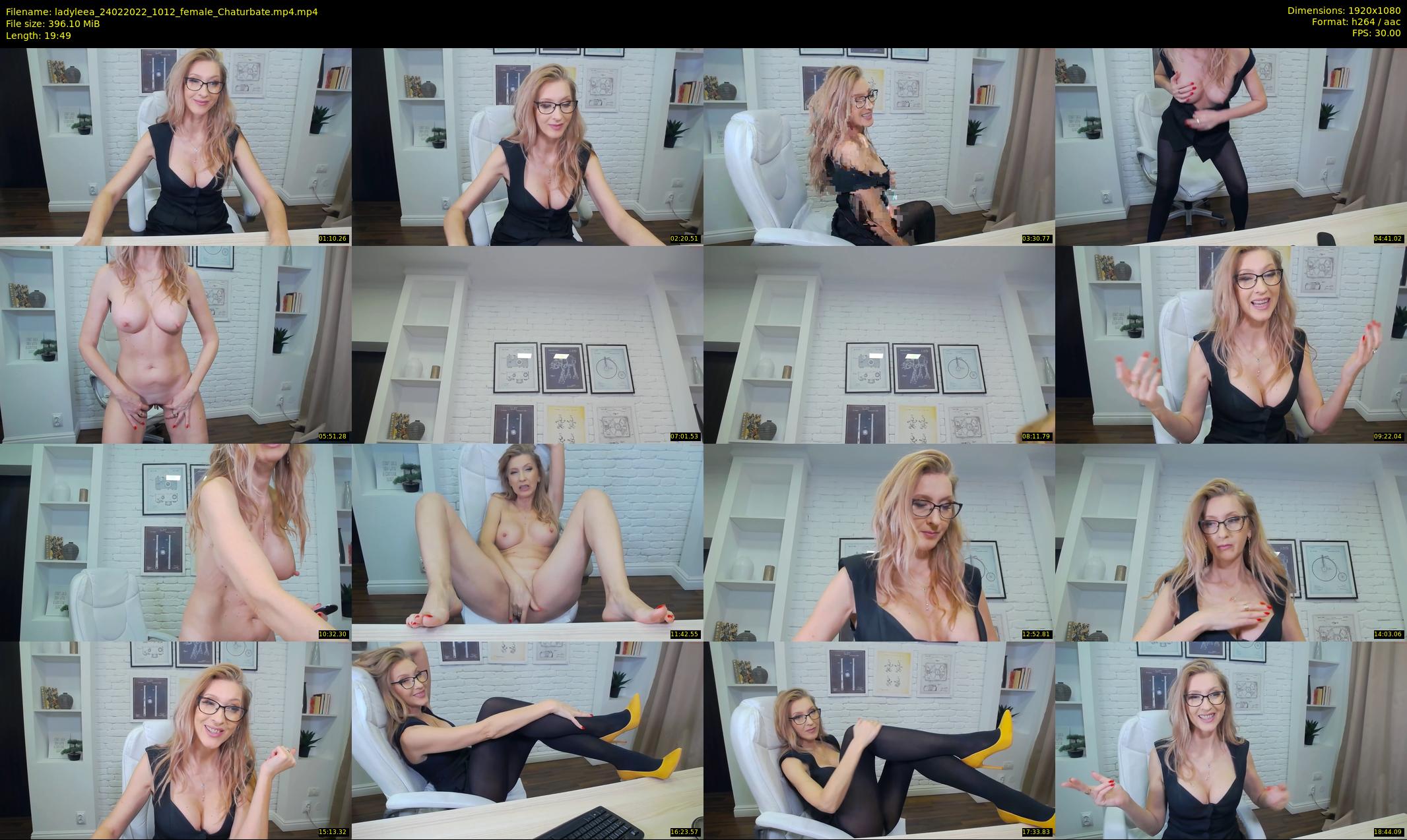 ladyleea — 20 minute Chaturbate female cam show recording, 1080p, Feb 24, 2022