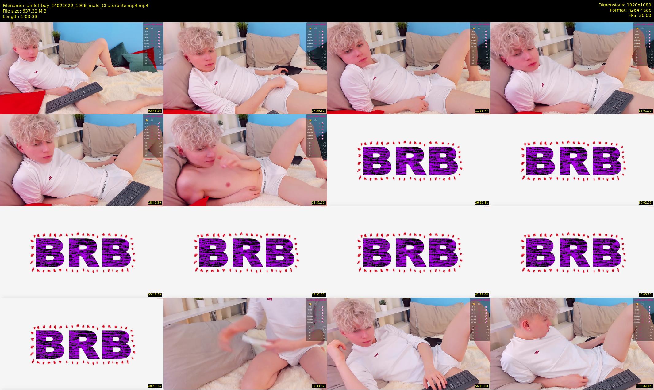 landel_boy — 64 minute Chaturbate male cam show recording, 1080p, Feb 24, 2022
