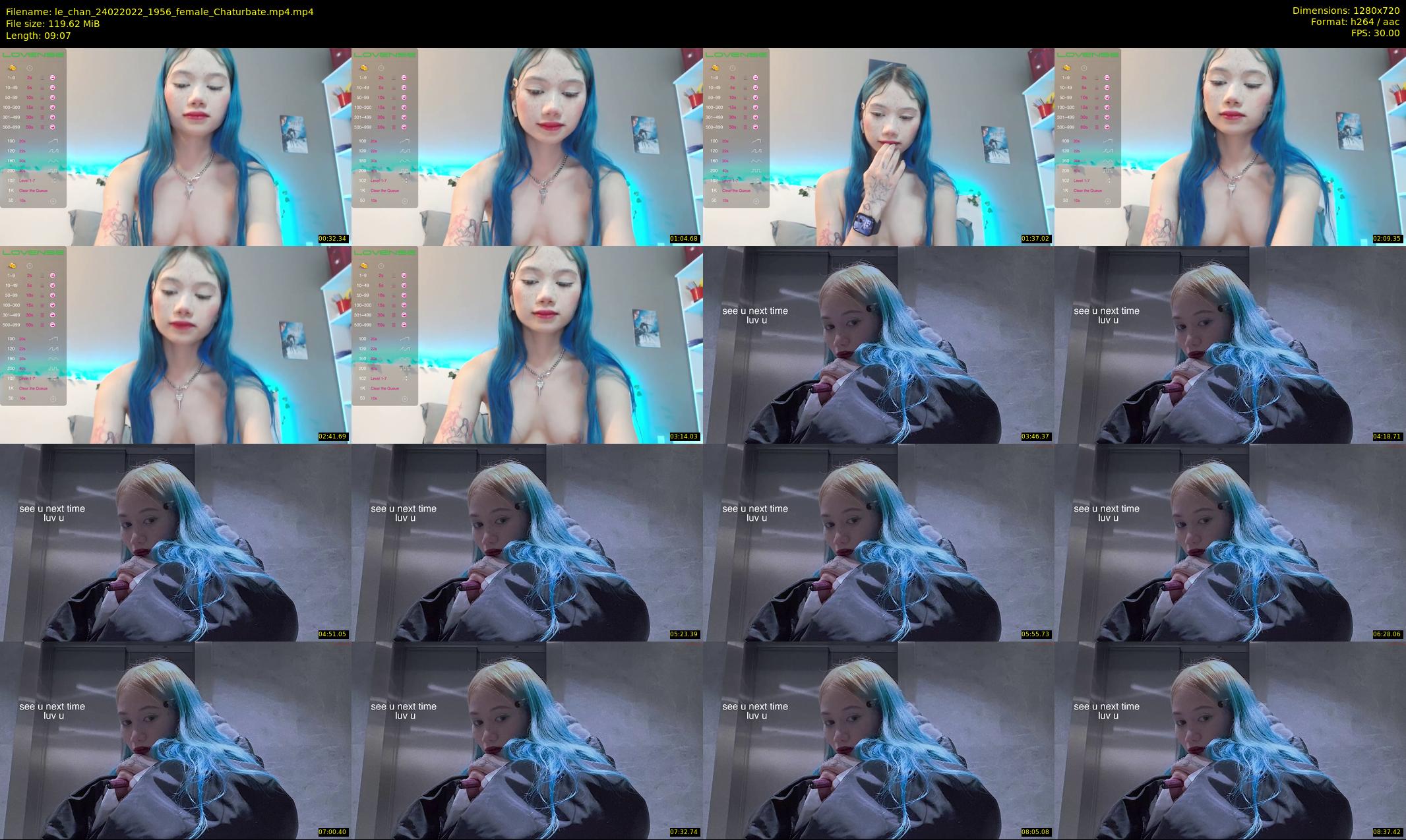 le_chan — 10 minute Chaturbate female cam show recording, 720p, Feb 24, 2022