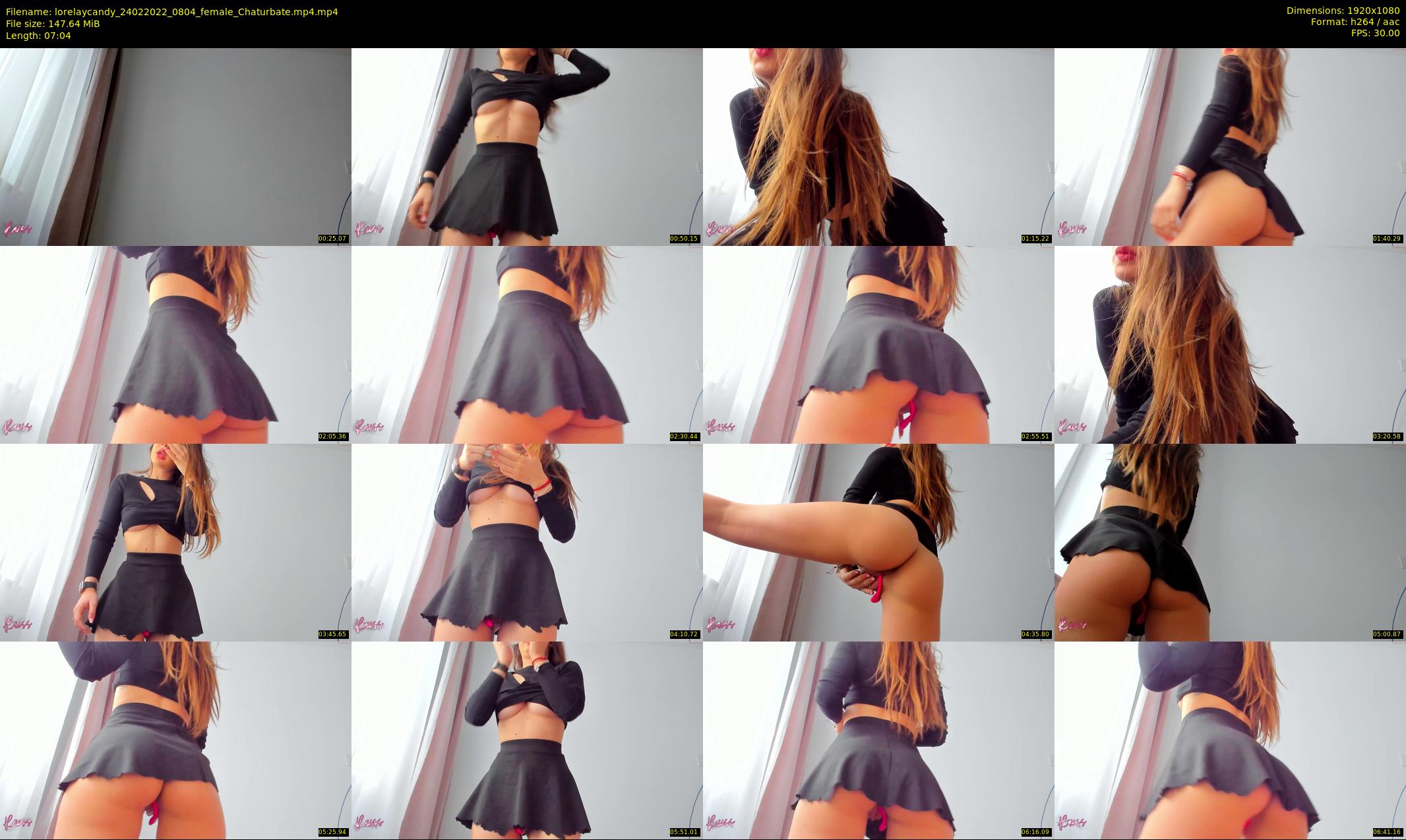 lorelaycandy — 8 minute Chaturbate female cam show recording, 1080p, Feb 24, 2022