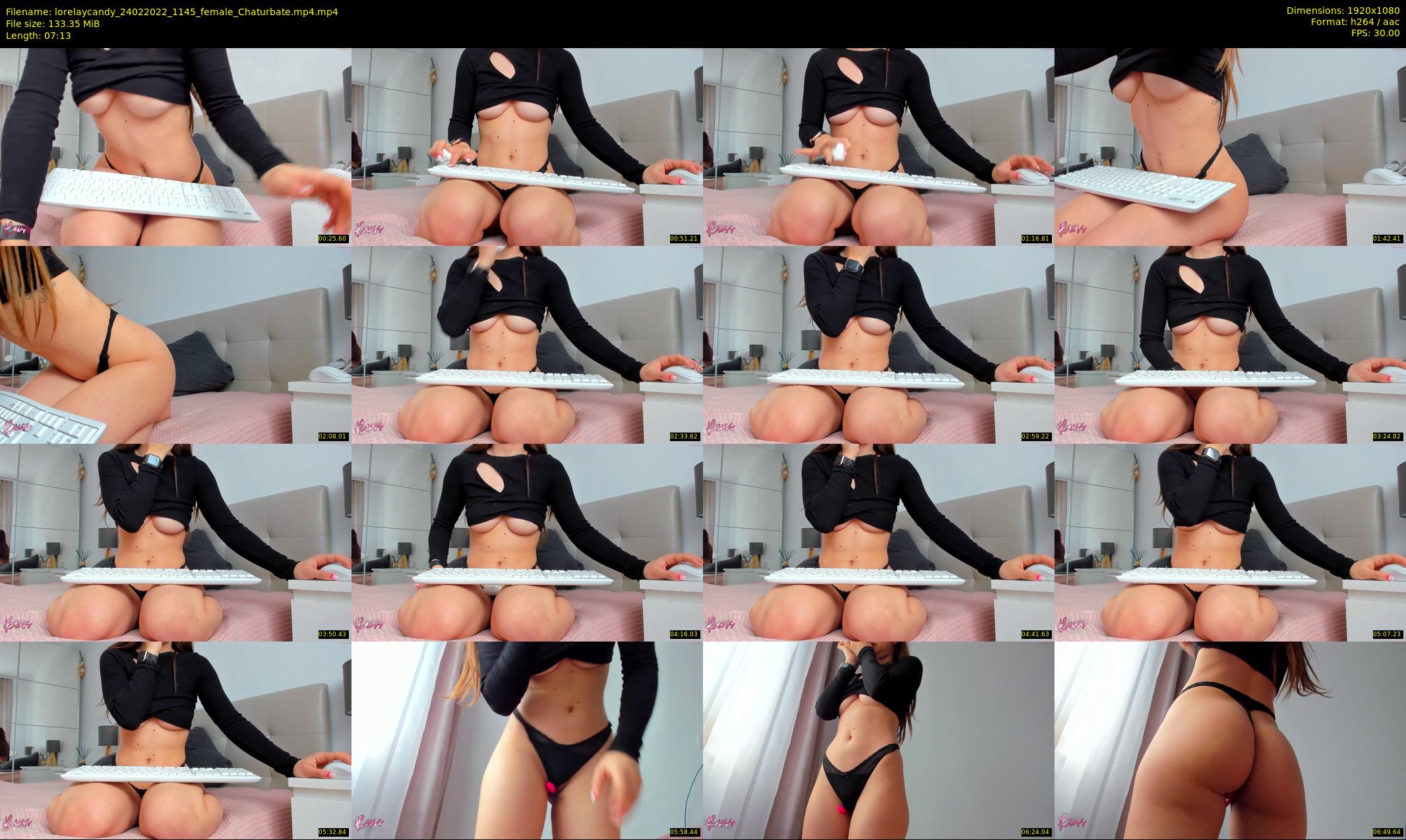 lorelaycandy — 8 minute Chaturbate female cam show recording, 1080p, Feb 24, 2022