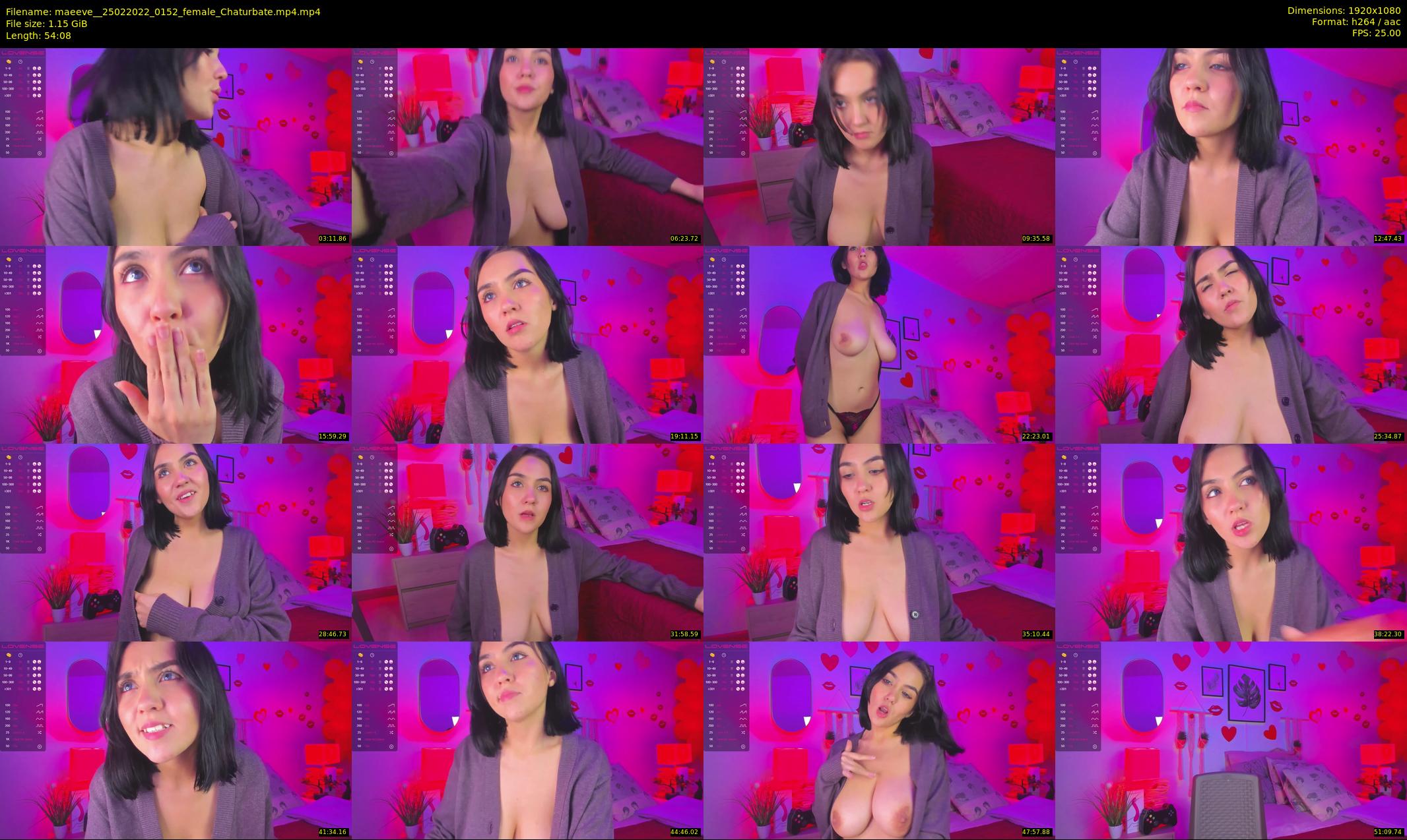 maeeve_ — 55 minute Chaturbate female cam show recording, 1080p, Feb 25, 2022