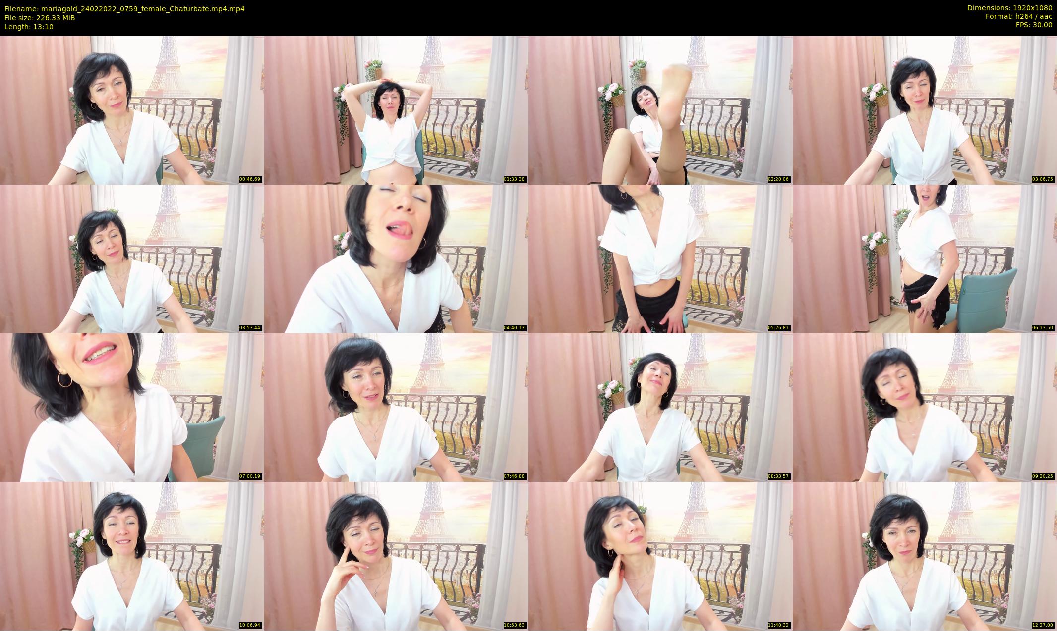 mariagold — 14 minute Chaturbate female cam show recording, 1080p, Feb 24, 2022
