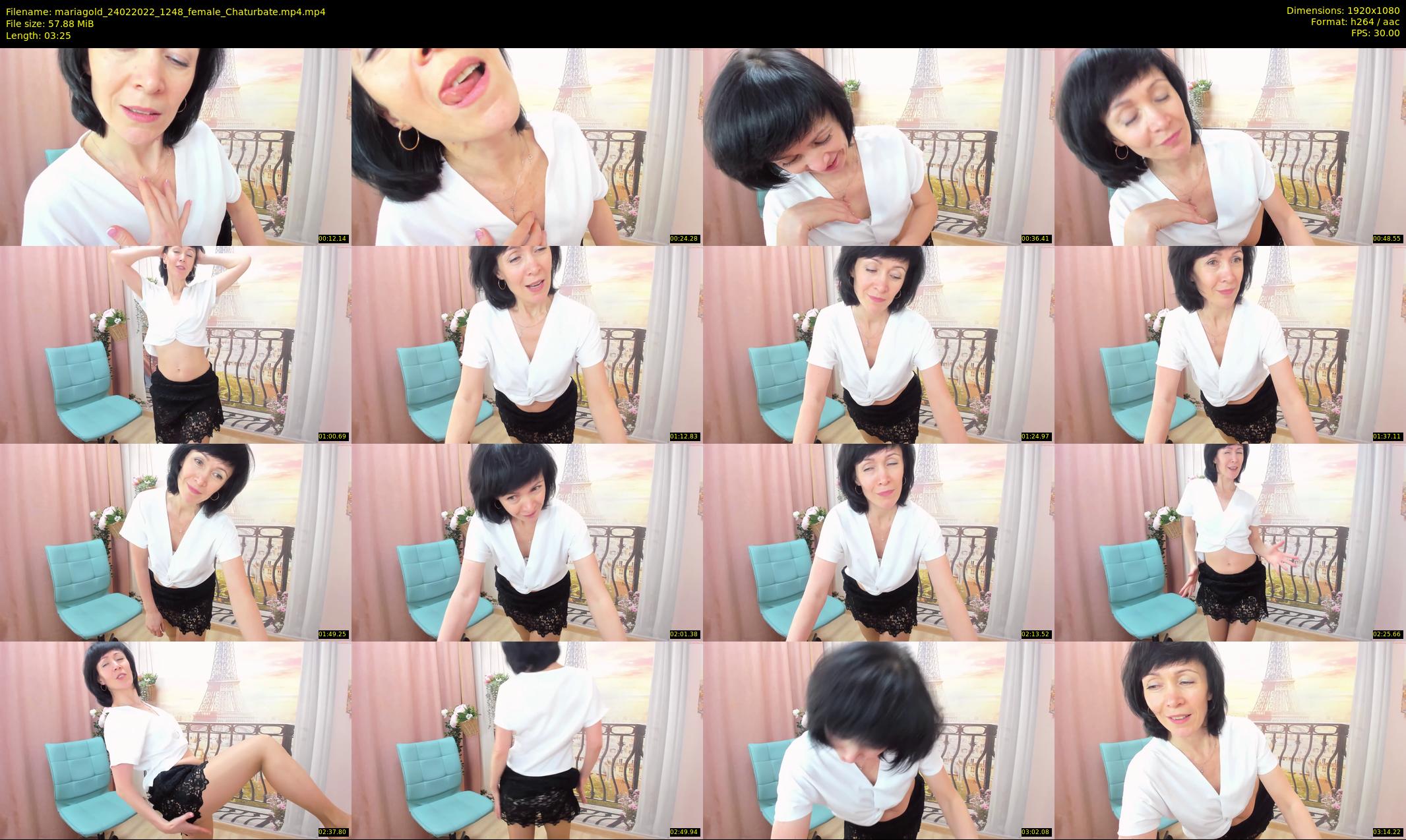mariagold — 4 minute Chaturbate female cam show recording, 1080p, Feb 24, 2022